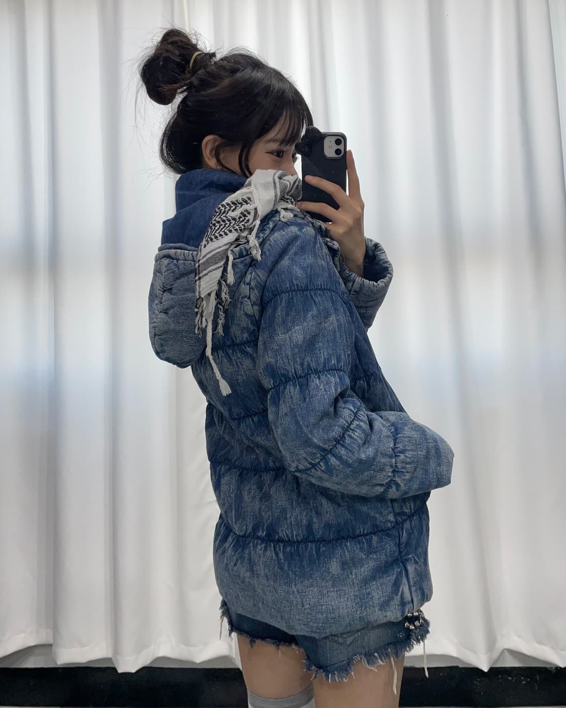 🎸워싱 데님 패딩🎸 상품이미지3