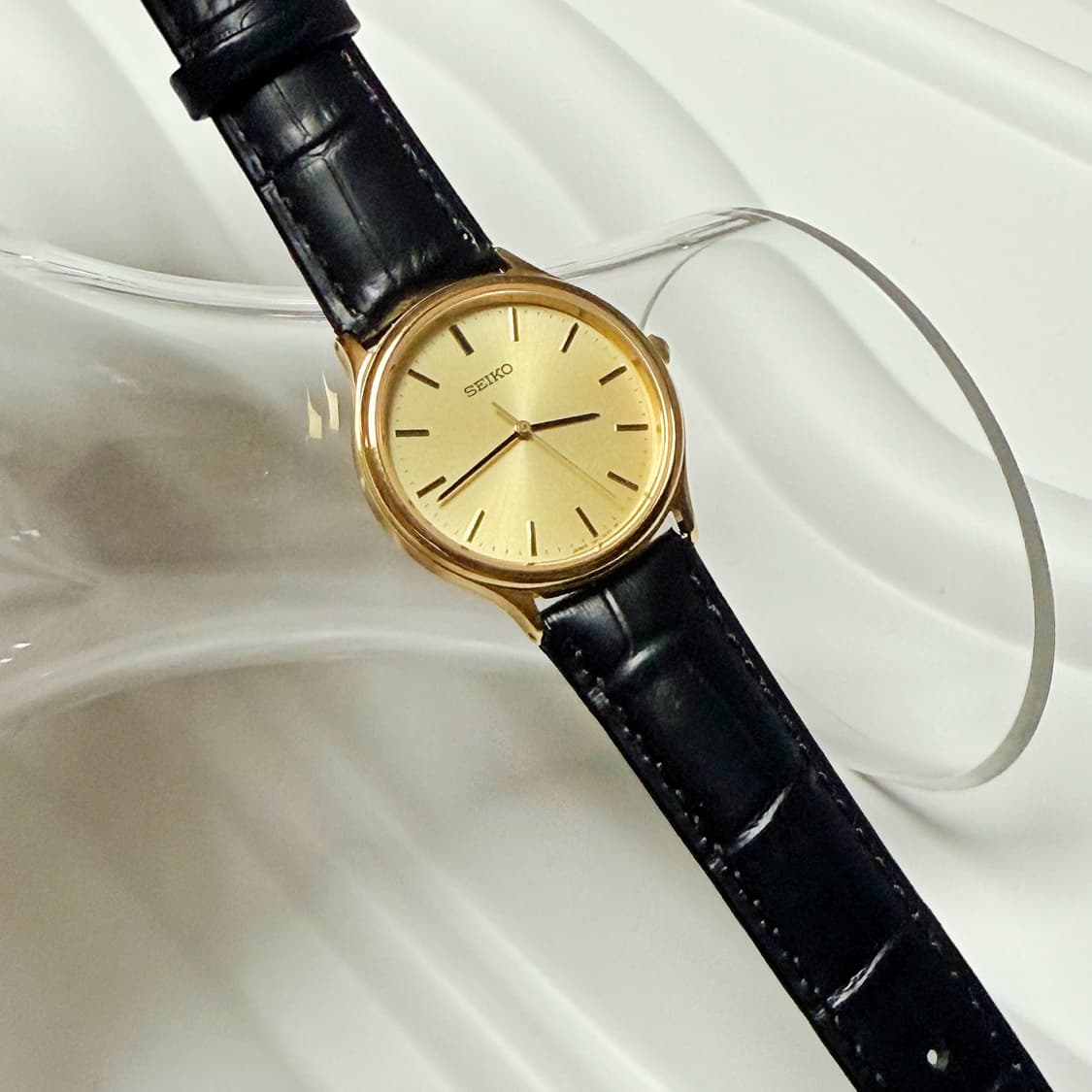 80's 90's 세이코 빈티지 골드 드레스 워치 상품이미지3