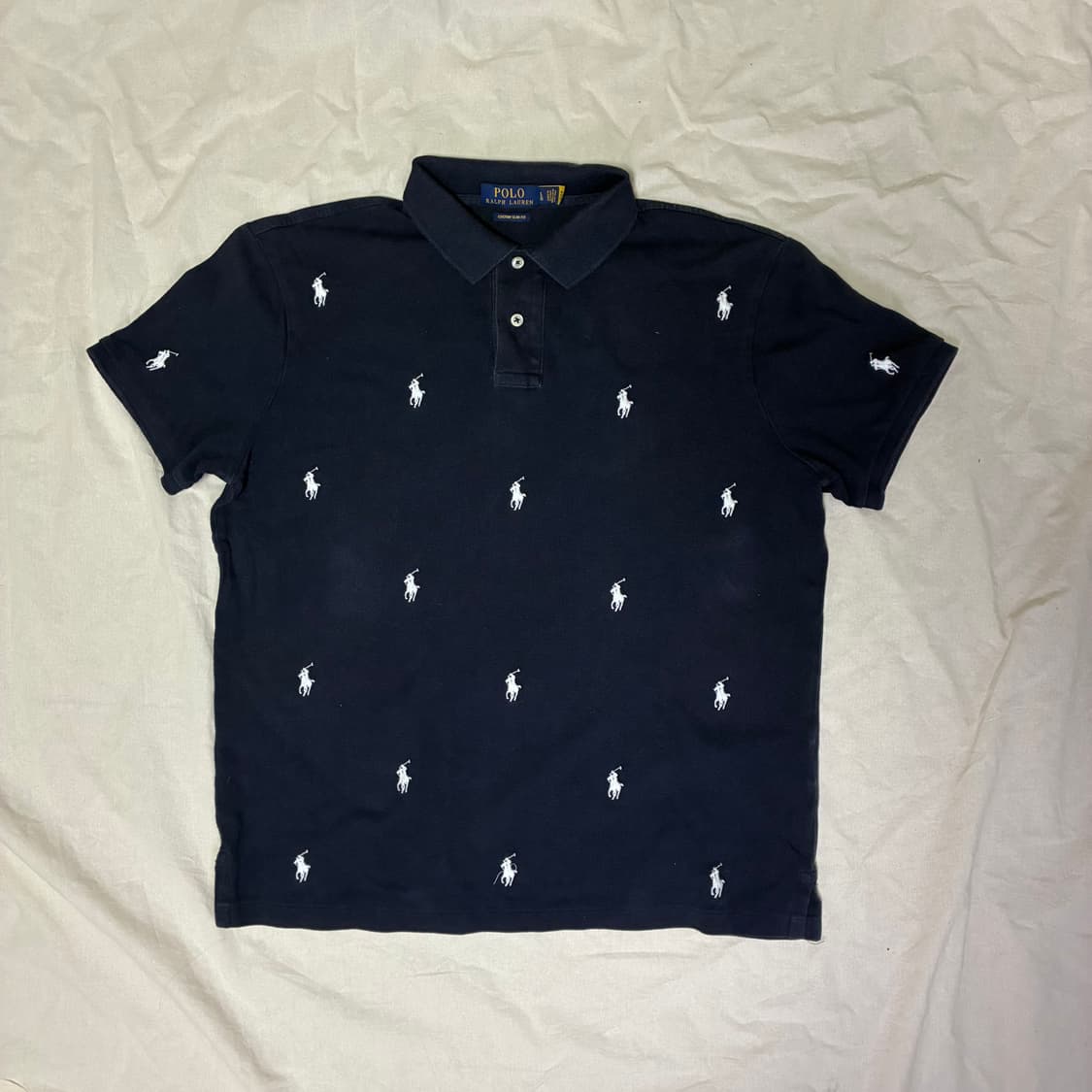 QR 정품 멀티포니 반팔 카라티 L 상품이미지1