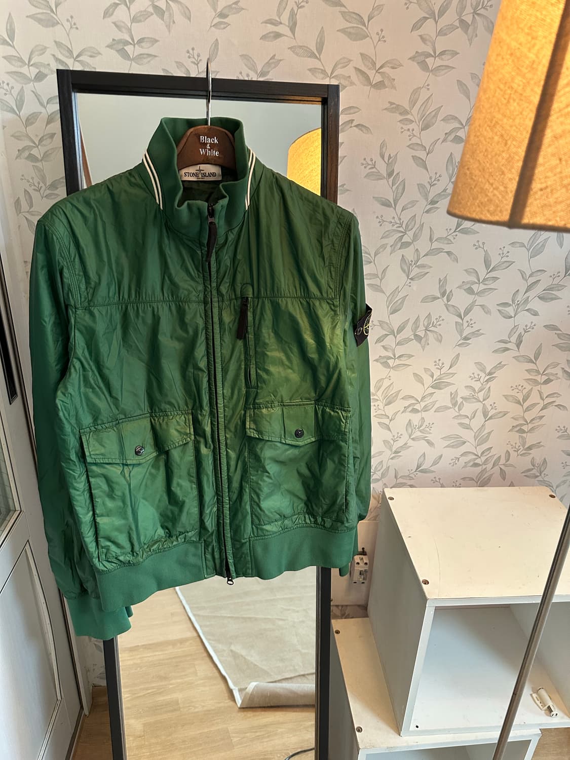 스톤아일랜드 그린 봄버 자켓 L (95-100) 상품이미지1