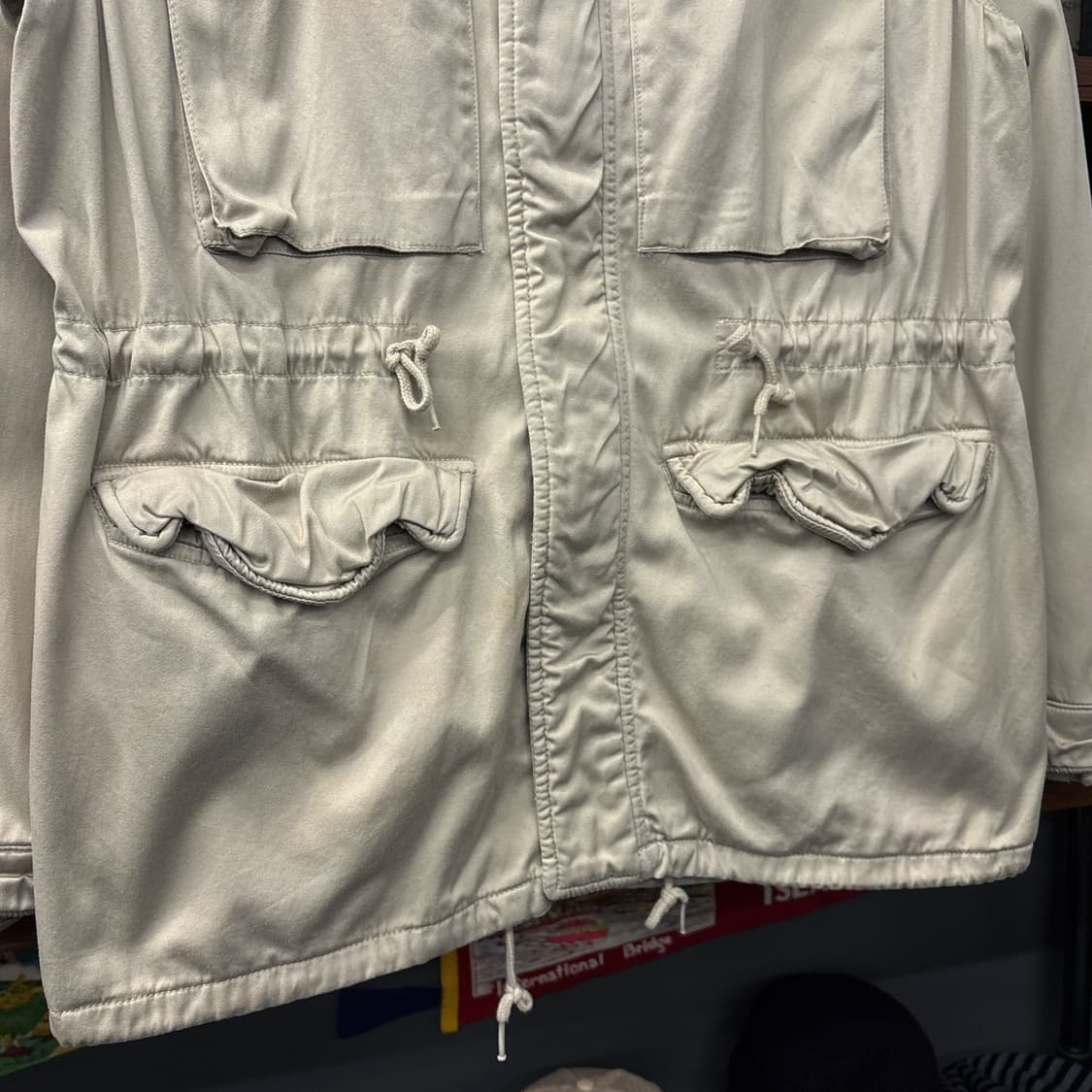 00s 폴로진스 아메리칸 플래그 패치 M-65 필드자켓 N1141 상품이미지4