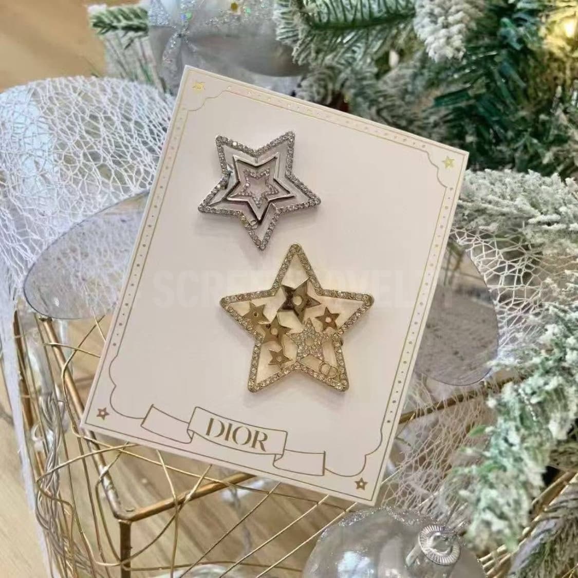 디올 스타 헤어클립 2피스 세트 상품이미지8