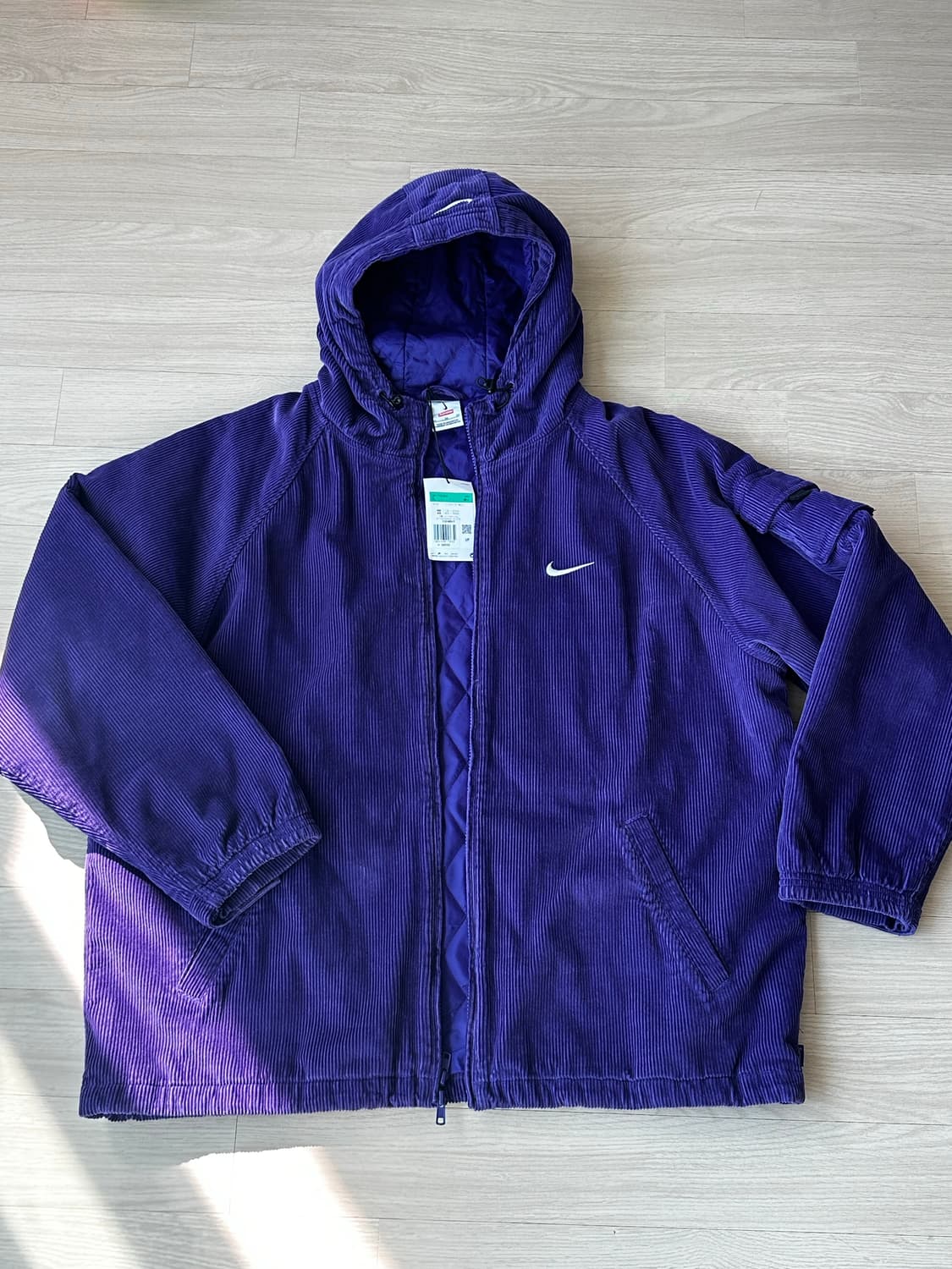 슈프림 x 나이키 아크 코듀로이 후드 자켓 퍼플 - XL 상품이미지1