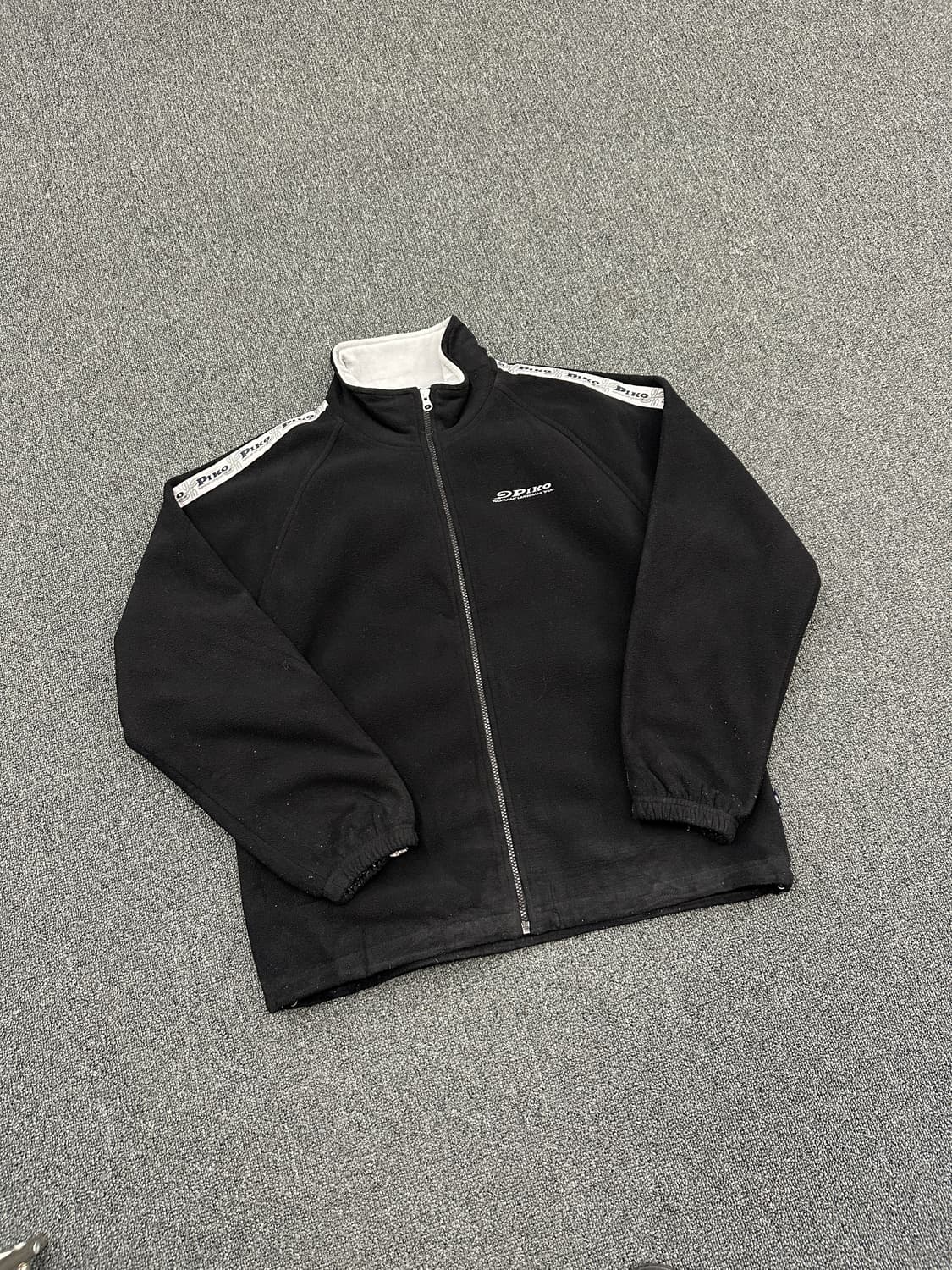 M) PIKO 피코 플리스 집업 자켓 후리스 블랙 상품이미지1