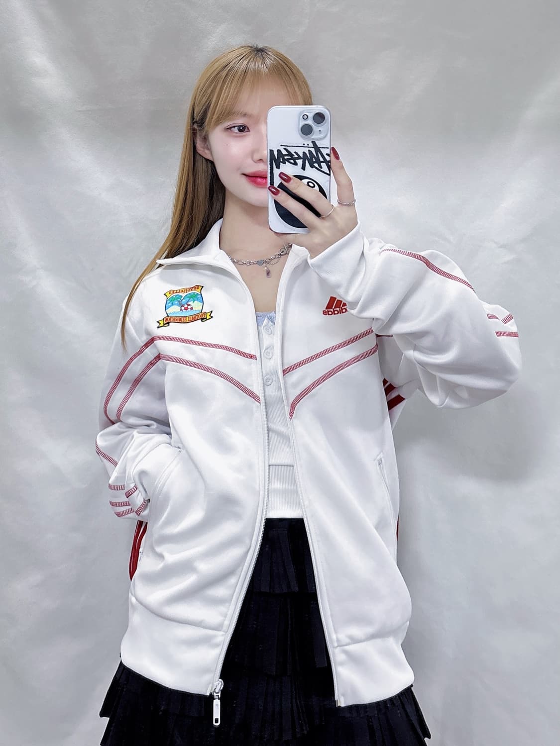 아디다스 세이셸 풋볼 화이트 트랙탑  상품이미지4