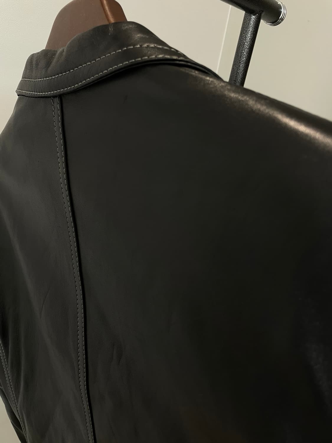 (100) Lone 론 준지 정욱준 양가죽 스티치 블레이저 자켓 상품이미지6