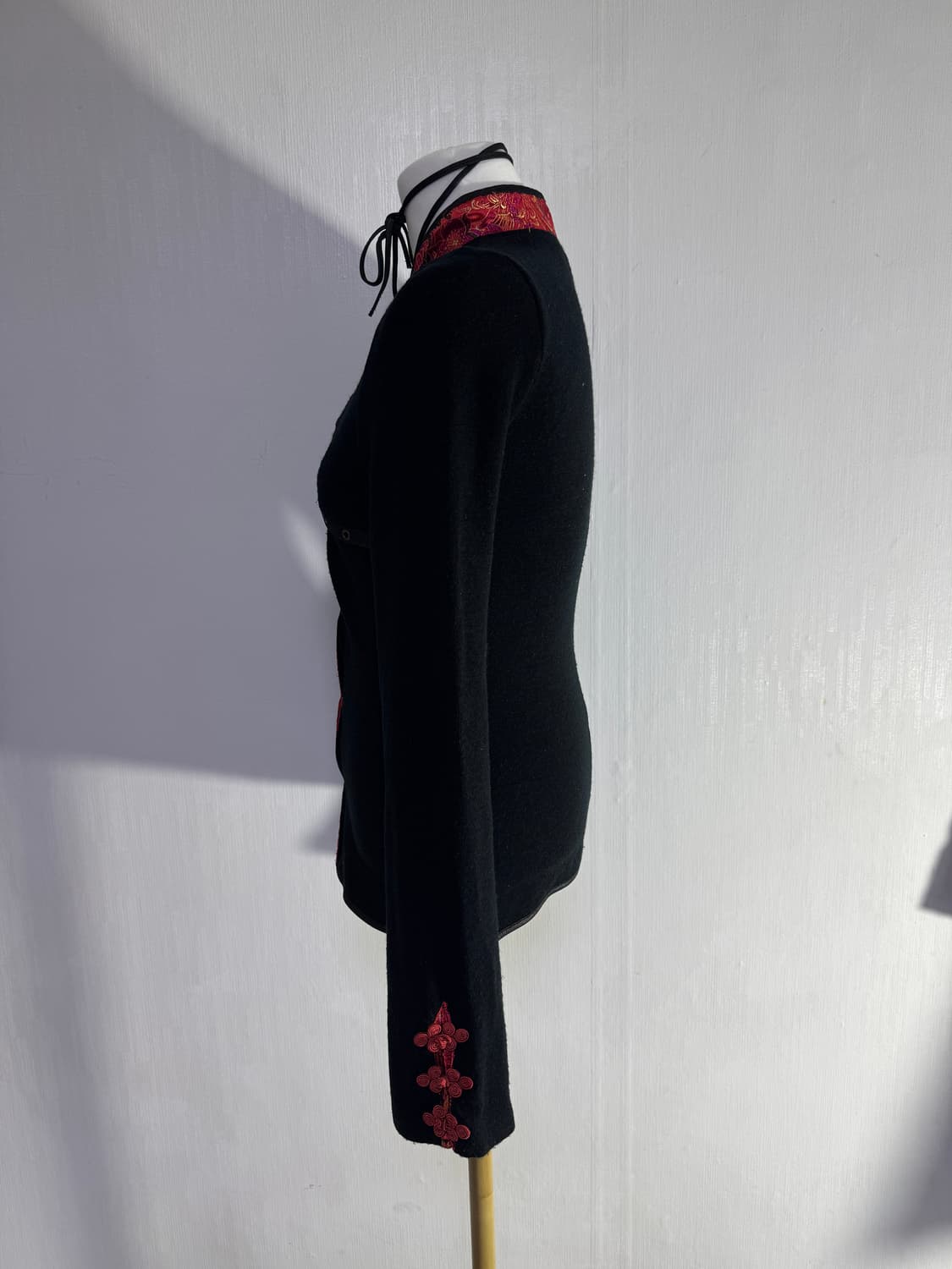 Ozz on 오리엔탈 패턴 니트 탑 y2k 고딕 상품이미지3