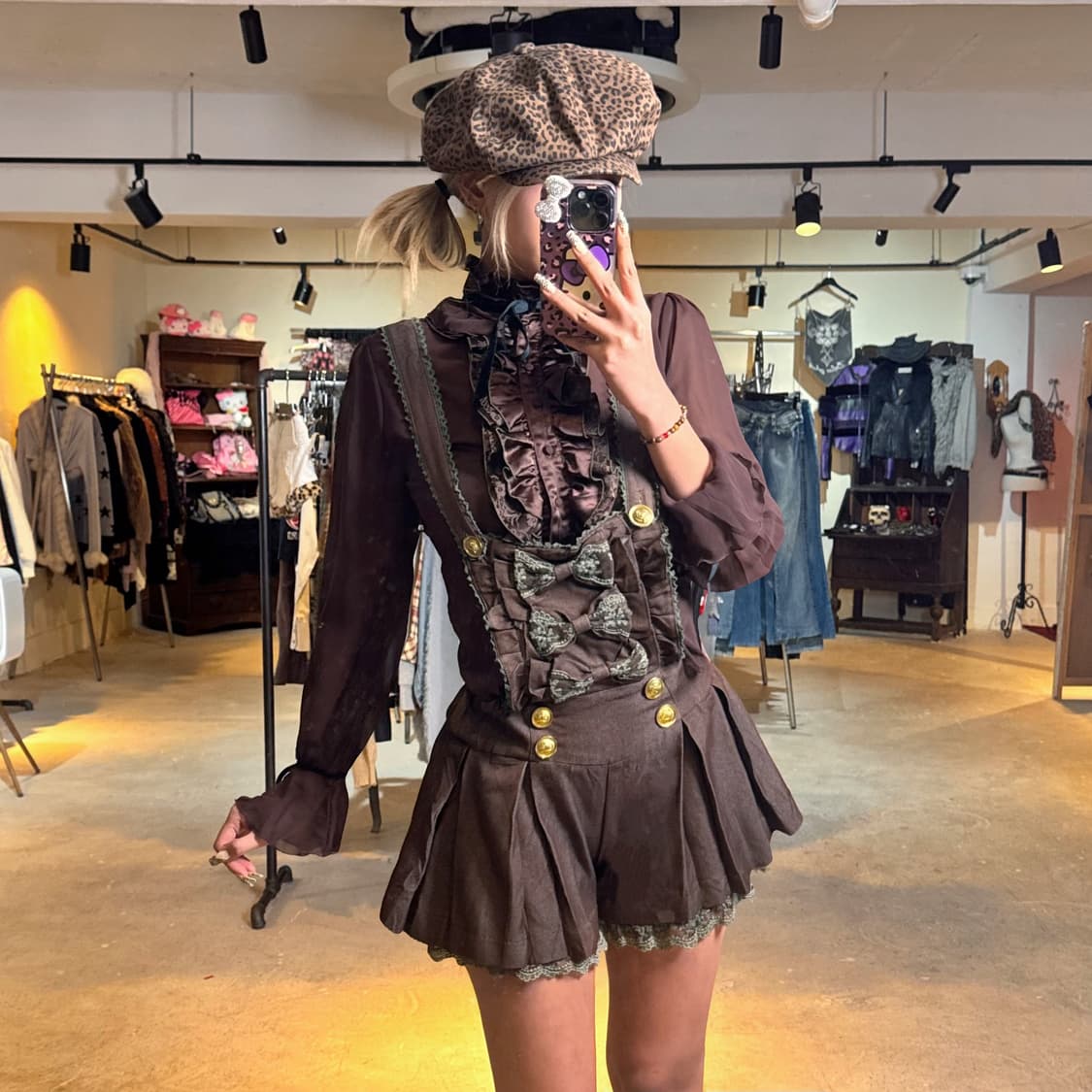 08-11s 고전 리즈리사 오버롤 스카판 상품이미지3