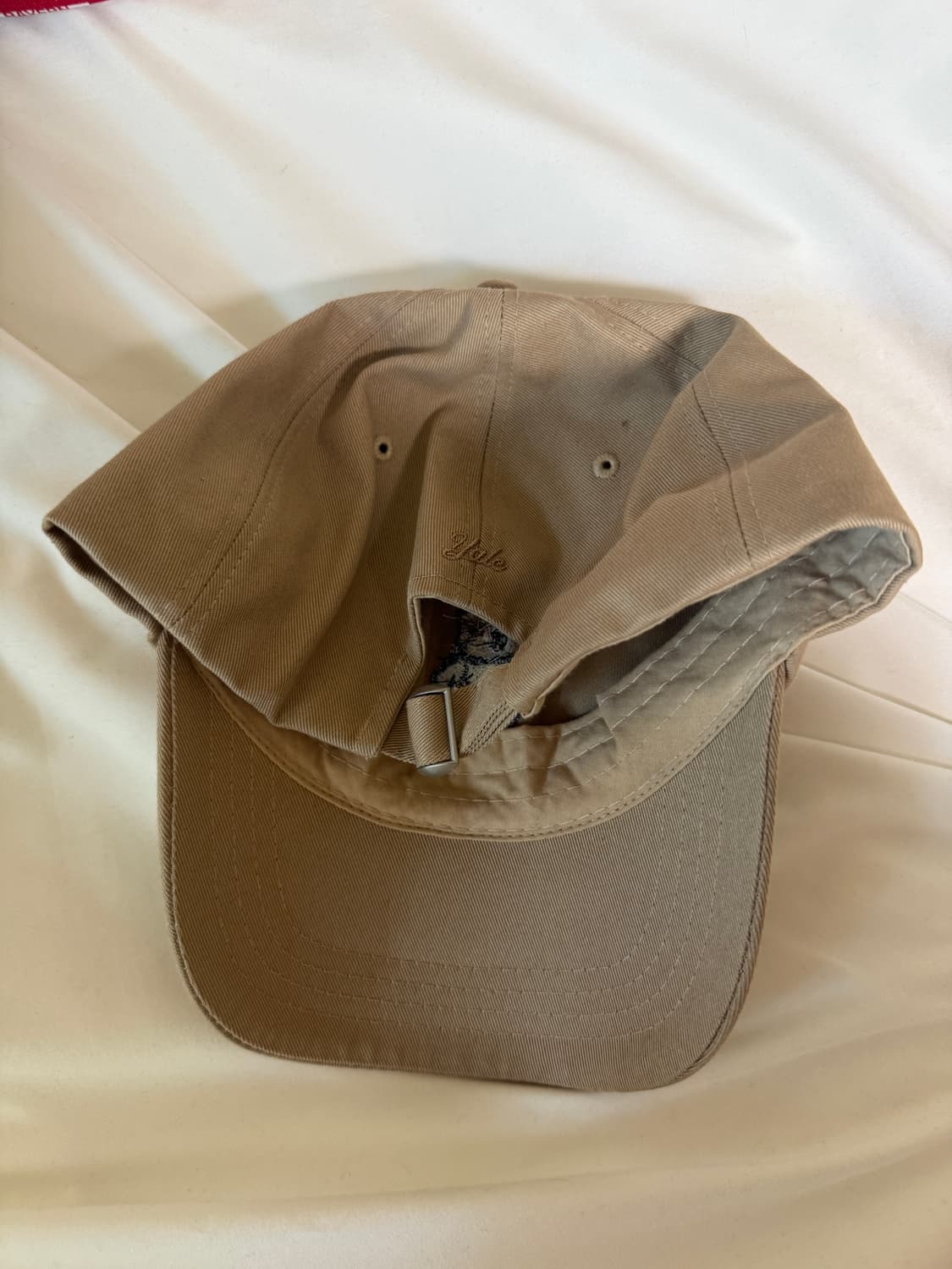 예일 곰돌이 볼캡 베이지 상품이미지2