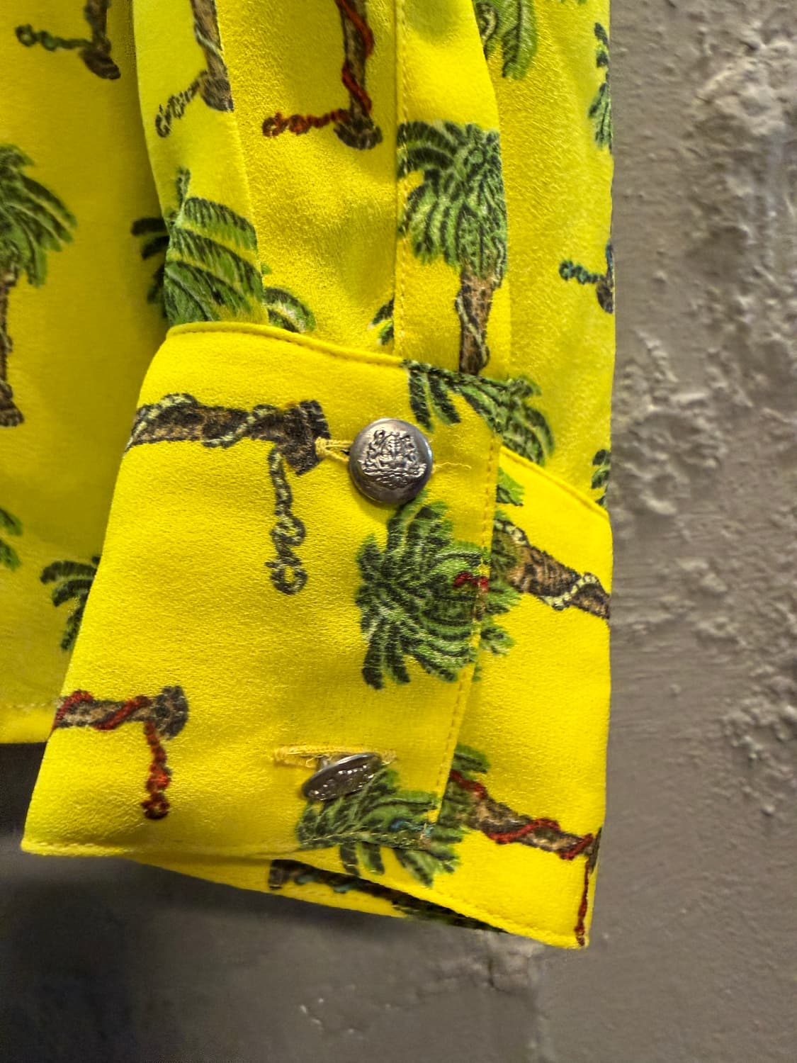 베르사체 진스 쿠튀르 빈티지 팜트리 셔츠 L 상품이미지3