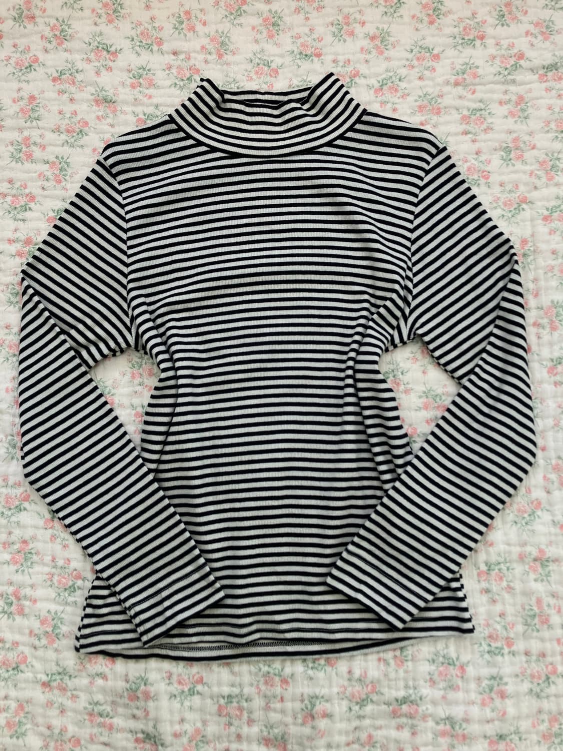 빈티지 스트라이프 폴라 긴팔 1046 y2k 스트릿 갸루 펑키 일본빈티지 상품이미지5