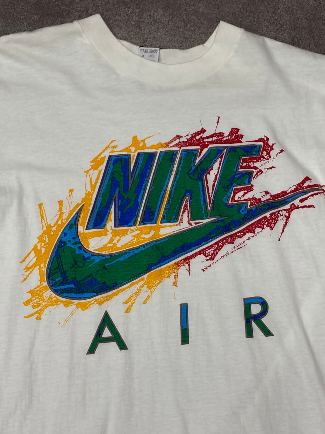 90s 나이키 AIR 흰색 반팔 티셔츠 상품이미지4