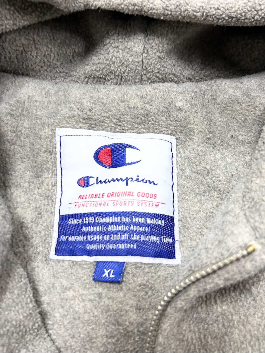 챔피온 초코로고 모카 플리스 누빔자켓 상품이미지7