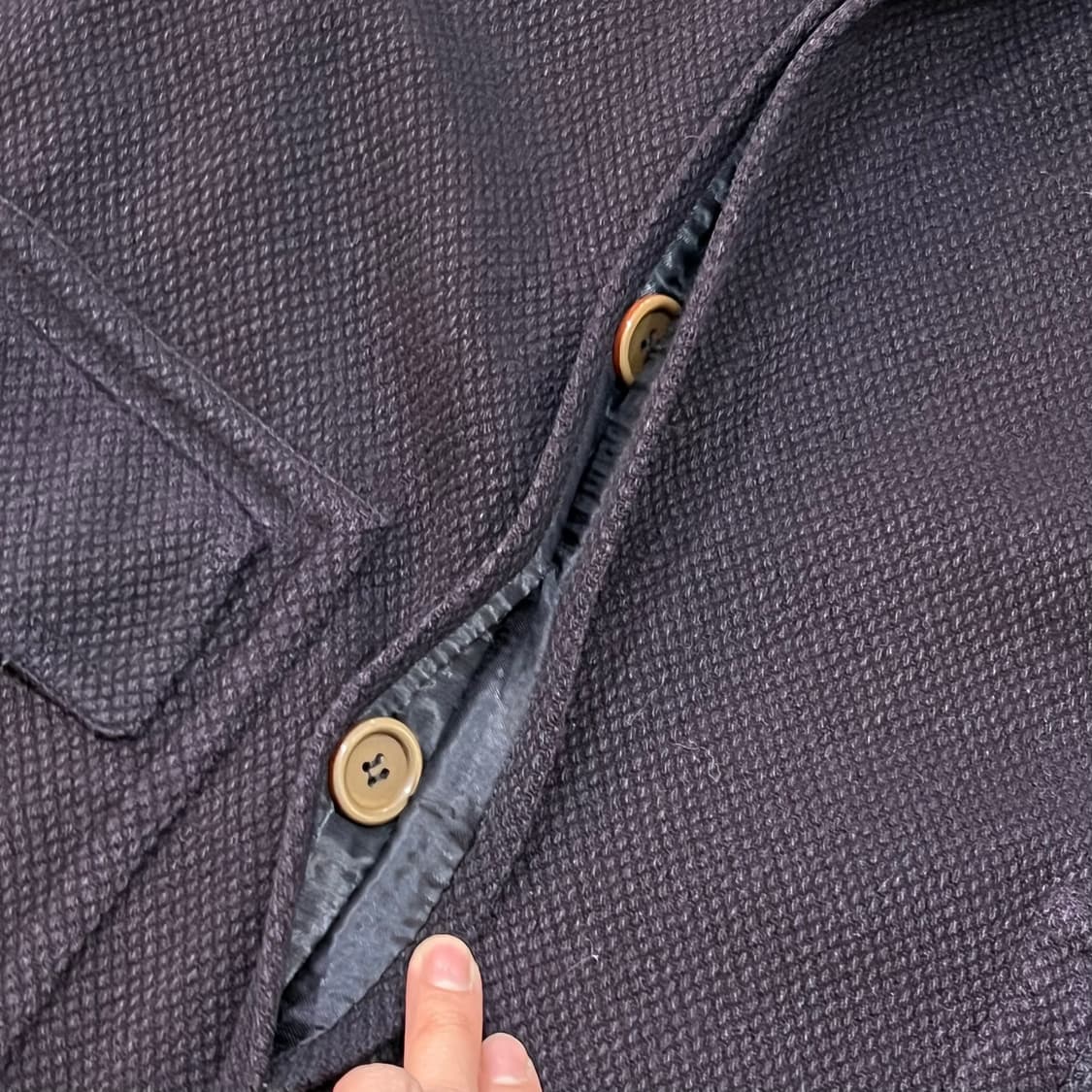  엠포리오 아르마니 히든버튼 코트 y14382 상품이미지4