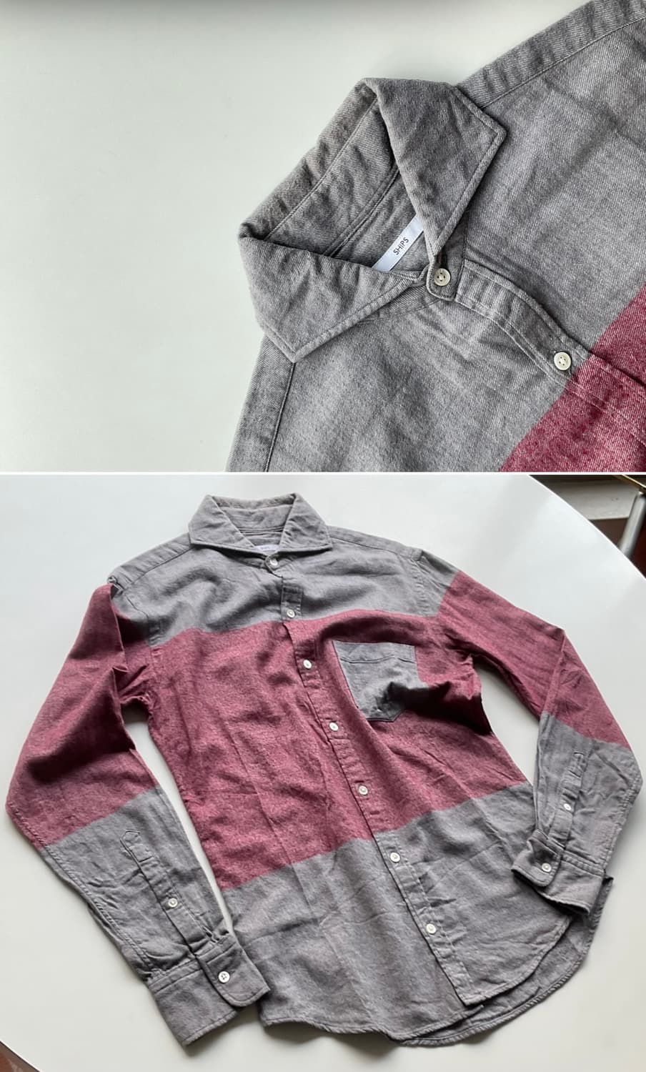 J.CREW, SHIPS 셔츠 두벌 일괄 상품이미지9