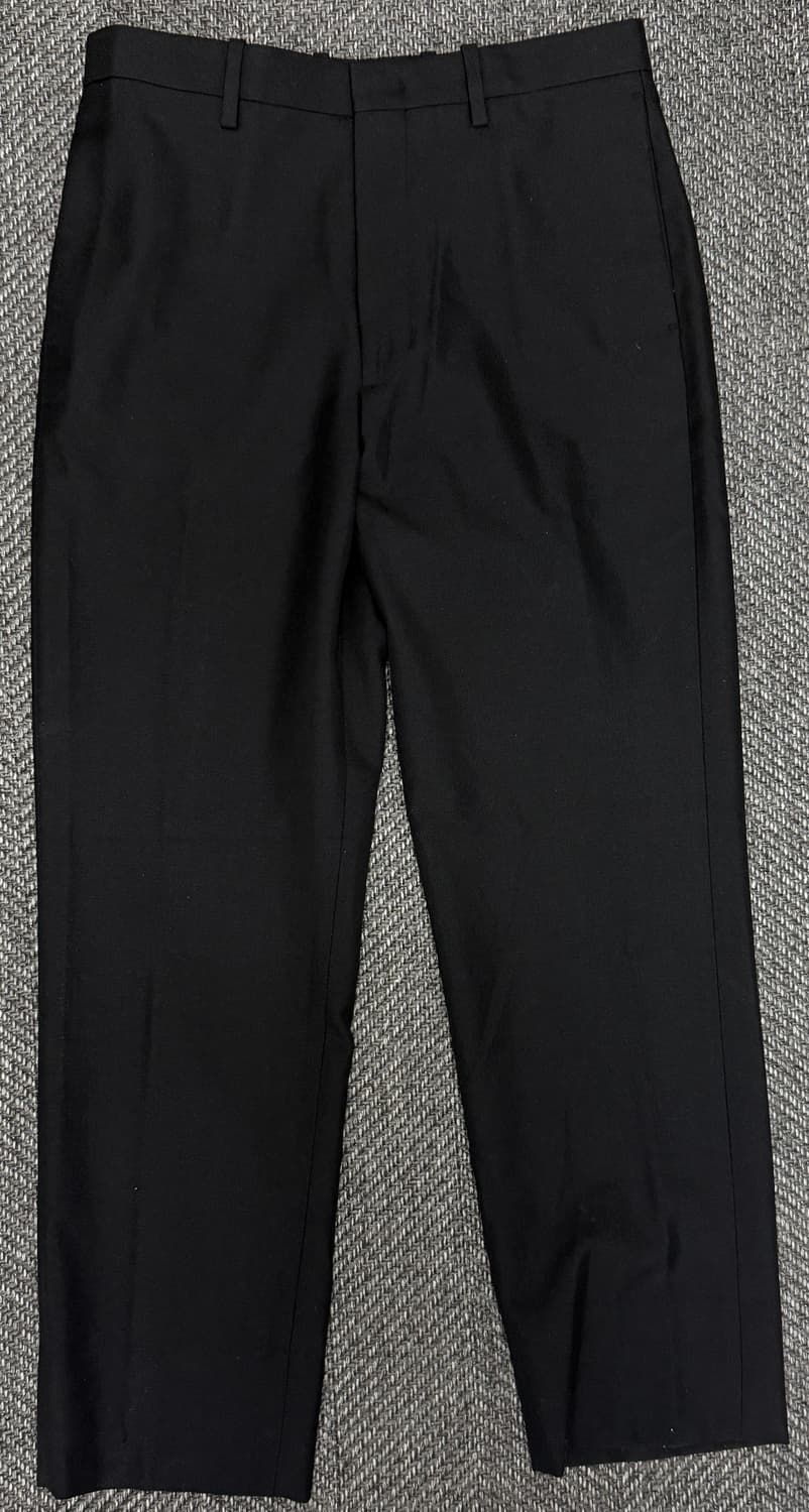 포터리 울 테이퍼드 트라우저 블랙 남자 2사이즈 상품이미지1