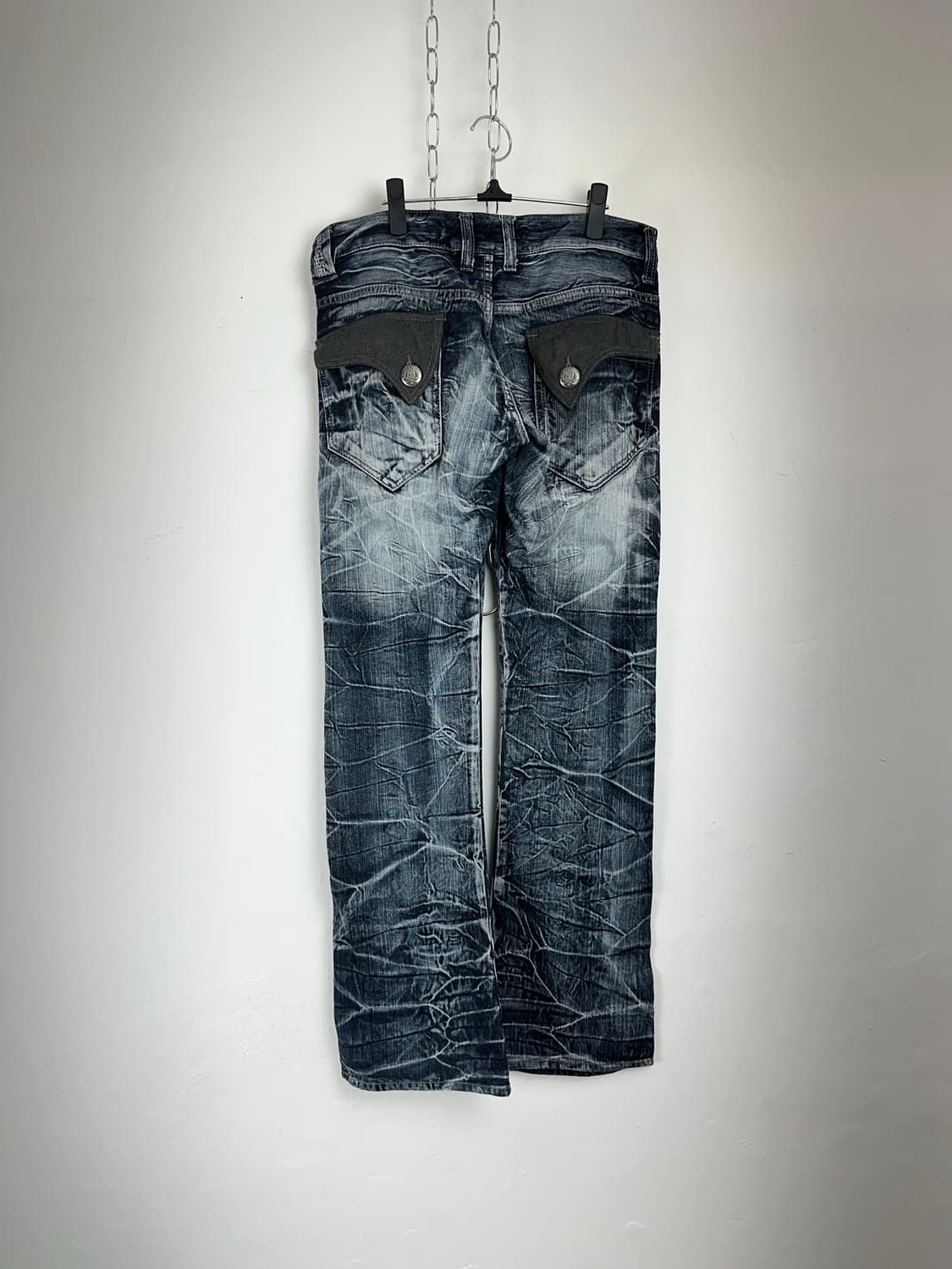 Wild Life Crinkle Wash Graphic Denim Pan 상품이미지7