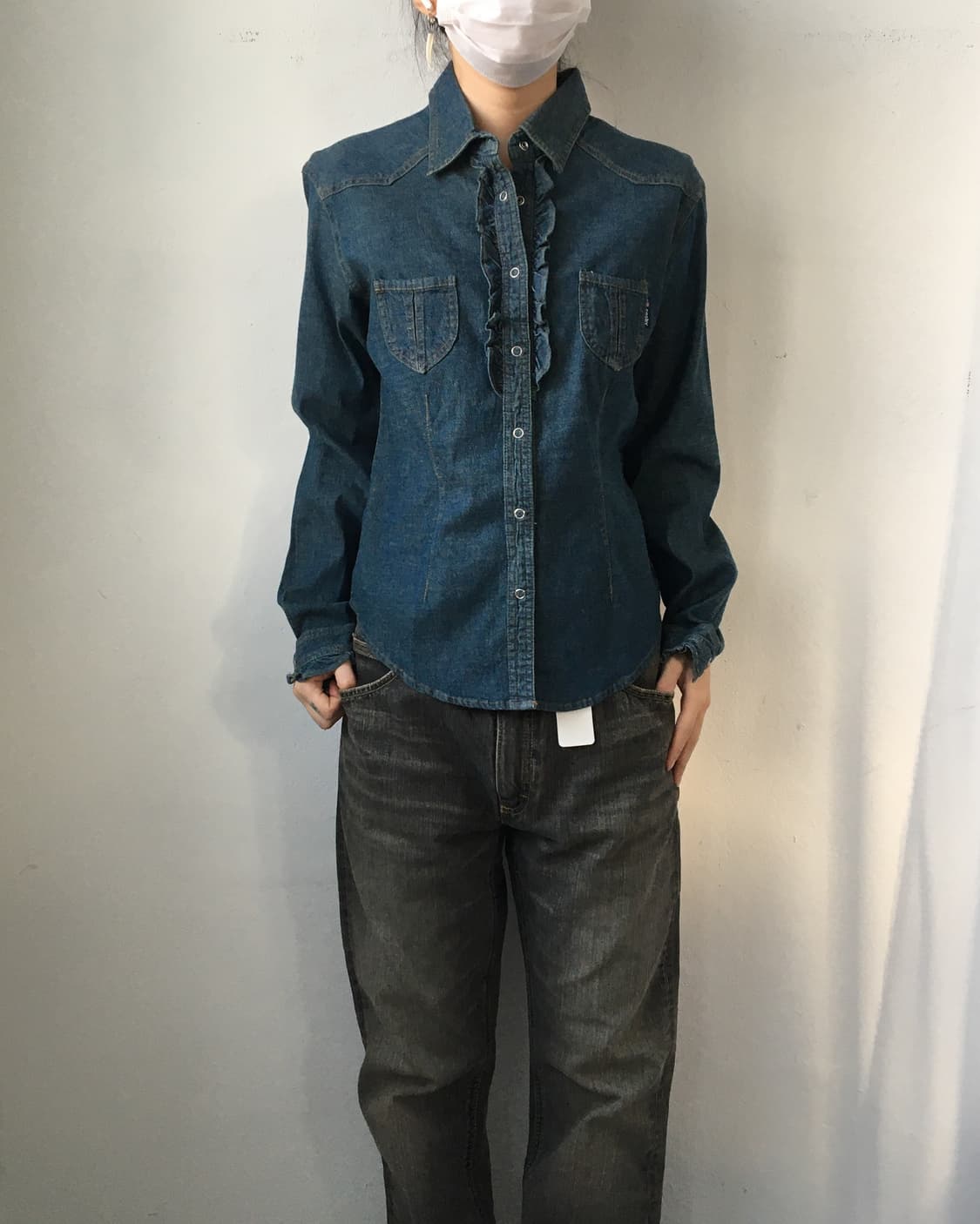 Frill point shirt 상품이미지1