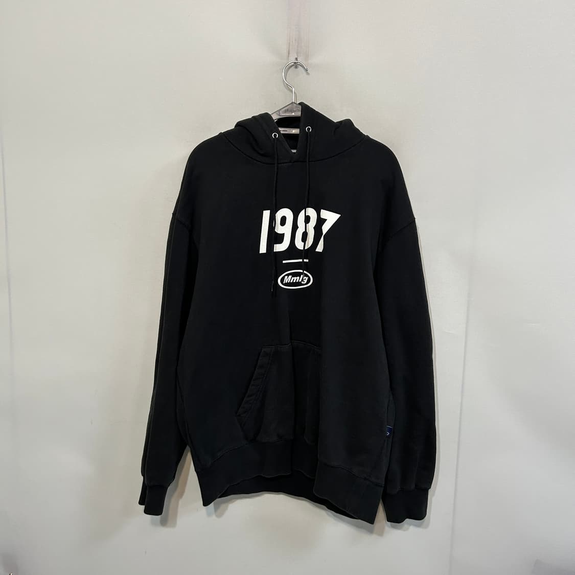 Mmlg 남성 기모 후드티 L 블랙 상품이미지1