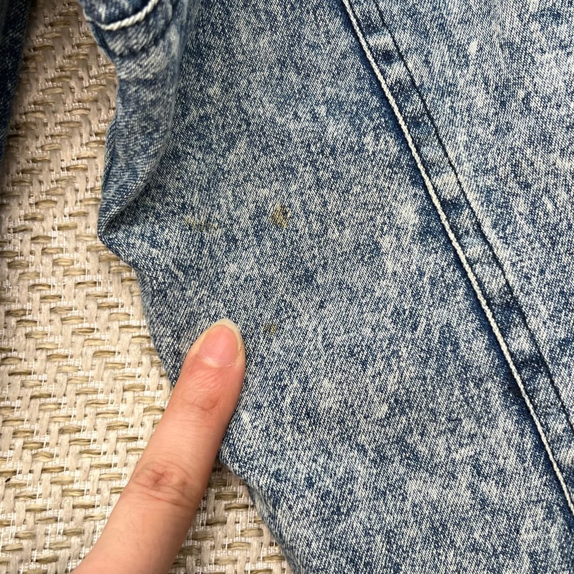 나이키포스 워시드 데님자켓 r2495 상품이미지6