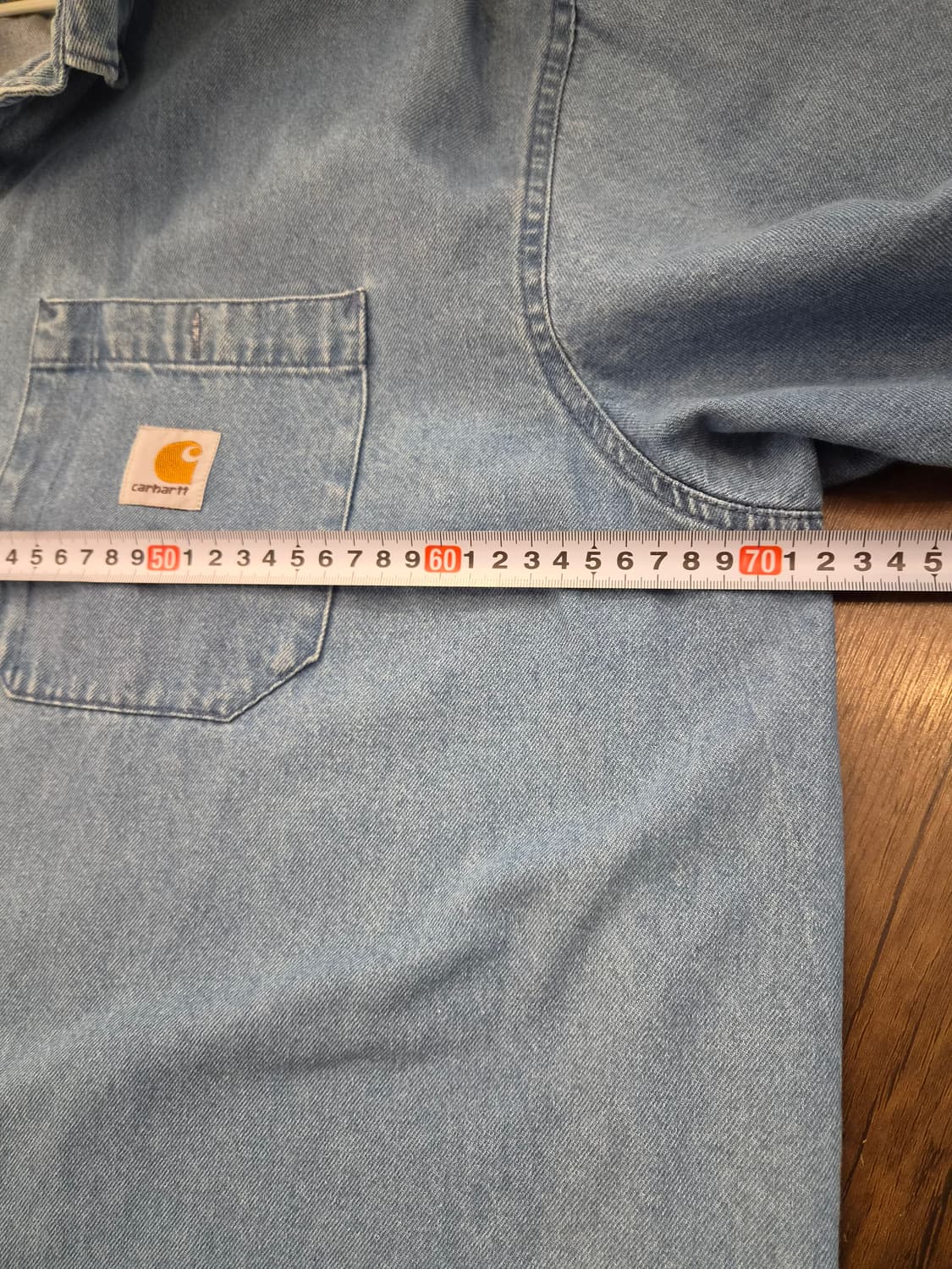 Cathartic 청 반팔 셔츠 상품이미지7