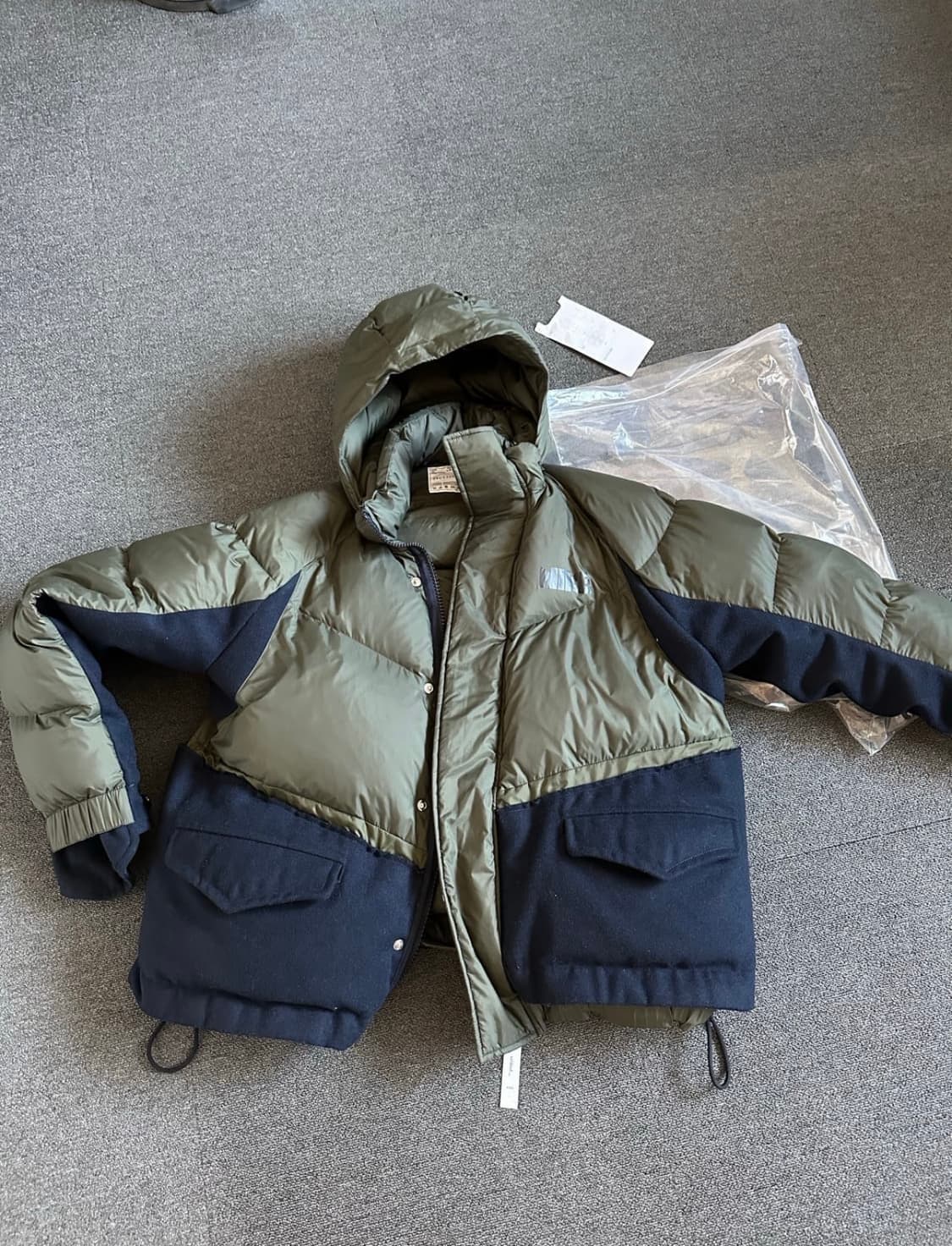 (L) 나이키x사카이 패딩 자켓 상품이미지1