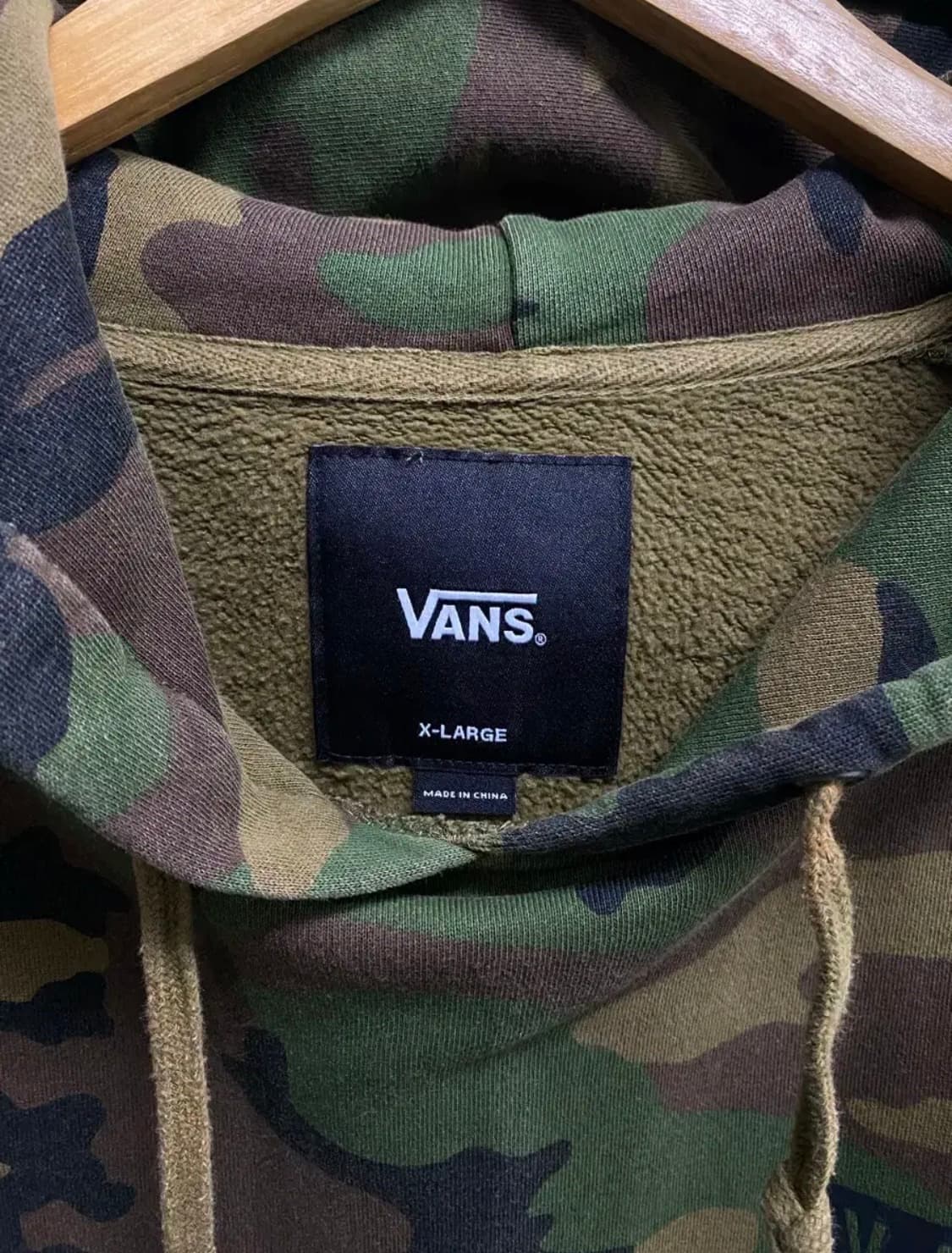 반스 Vans 밀리터리 후드티 XL 상품이미지4