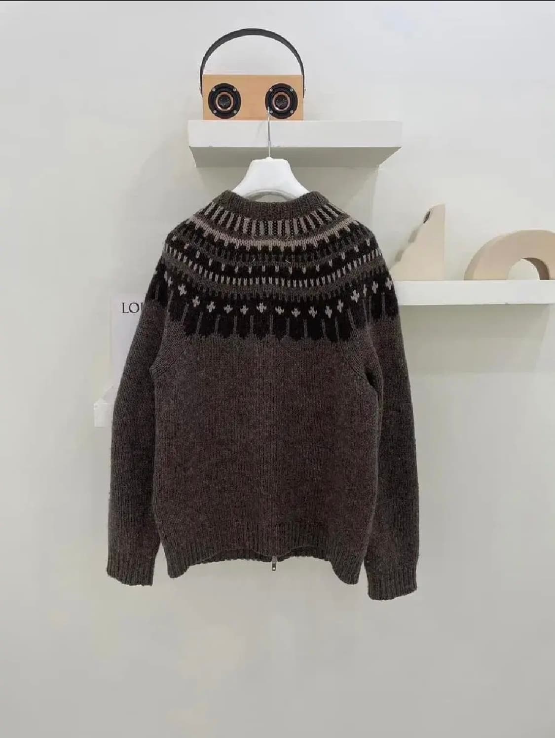 [M]마르지엘라 07AW 페어아일 집업 스웨터 상품이미지2