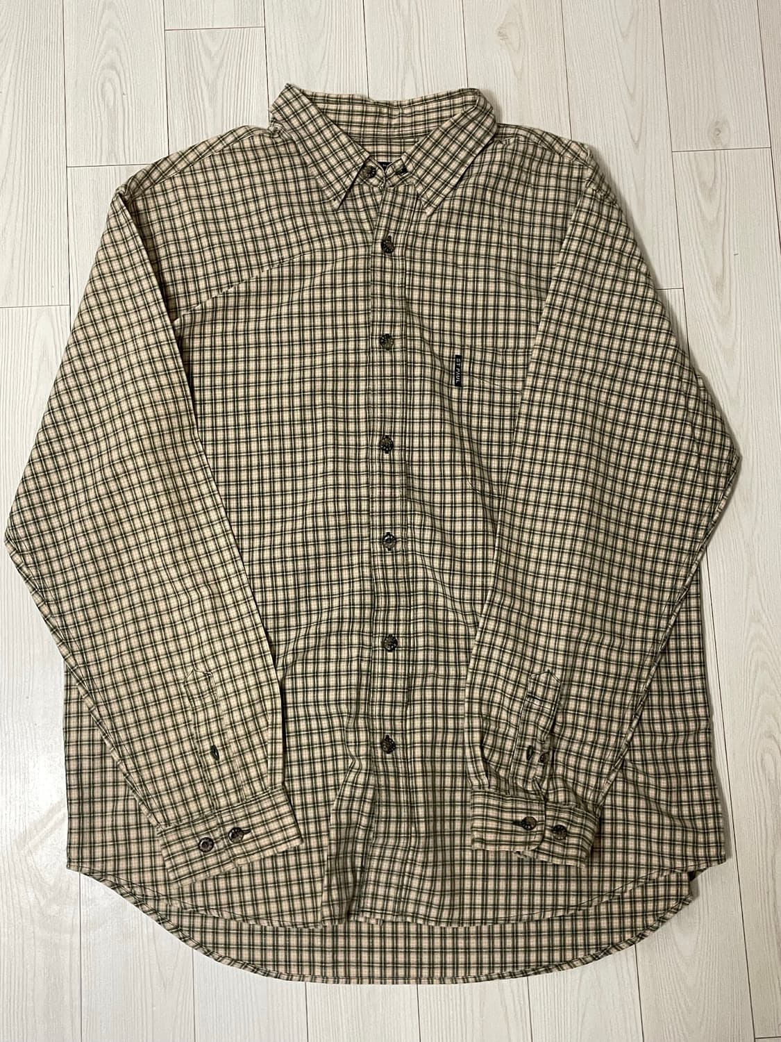 세인트폴 체크 긴팔 셔츠 상품이미지1