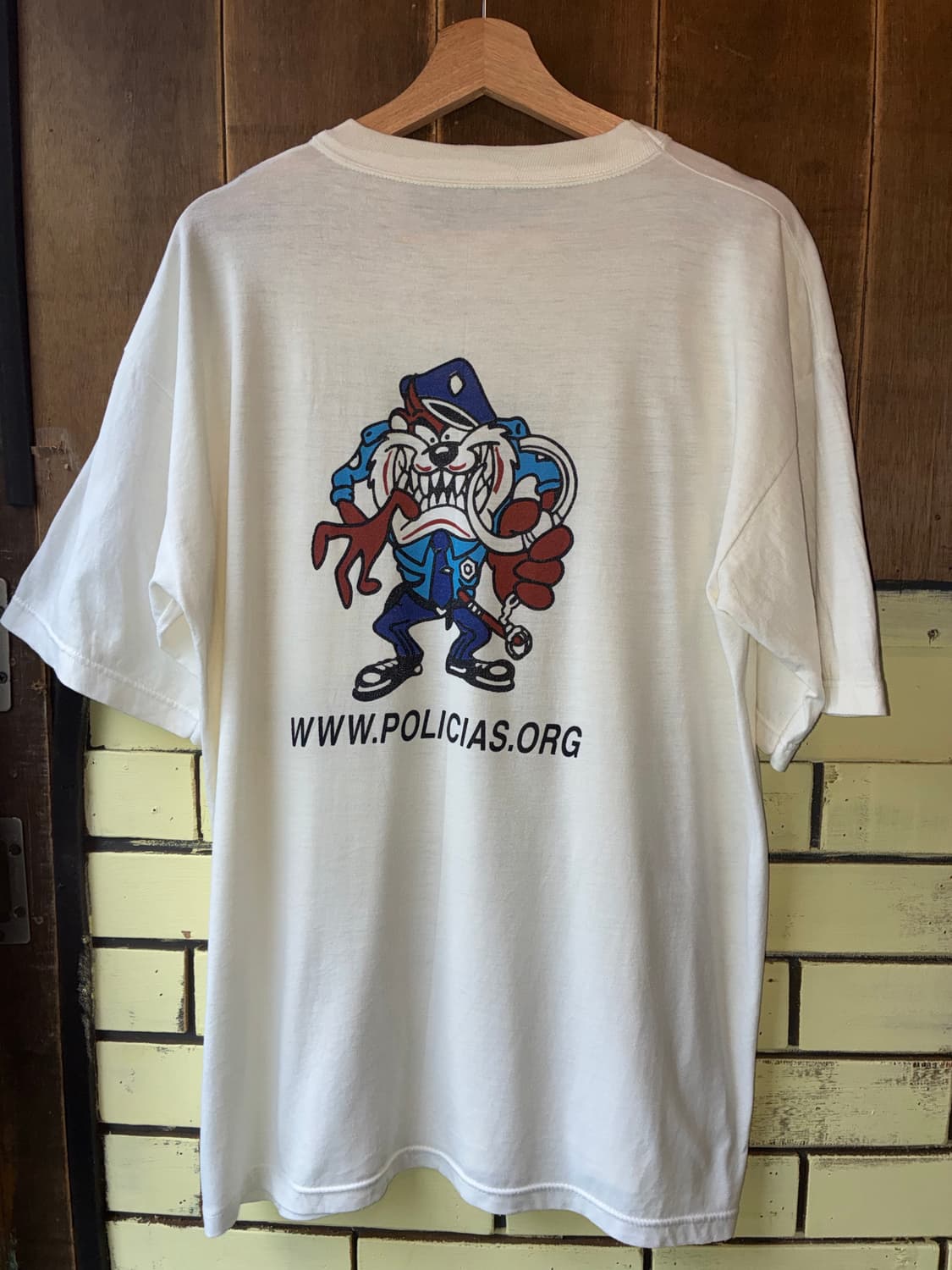 90’s Vintage “POLICIAS” Pocket Tee 상품이미지6