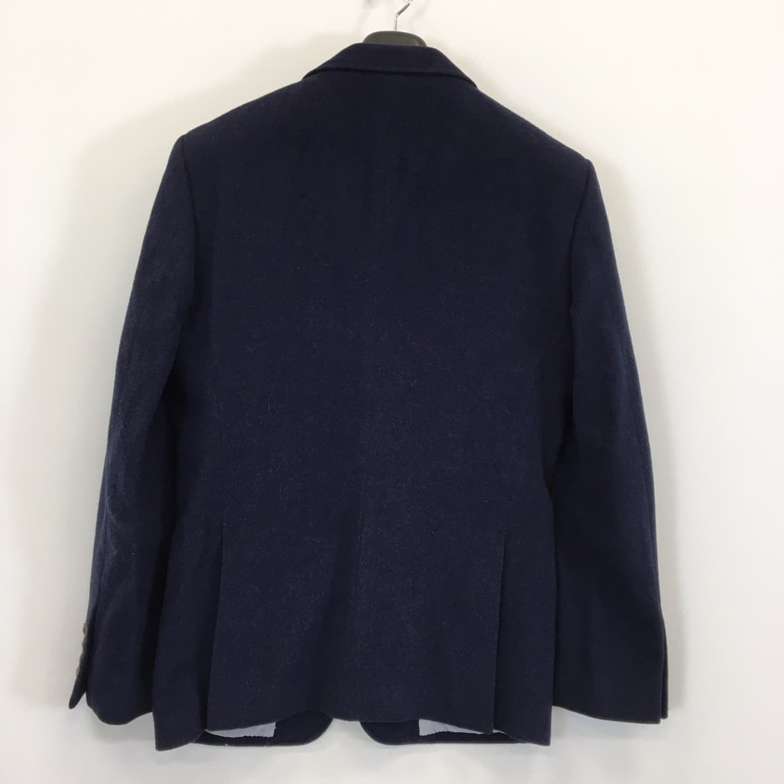 커스텀멜로우 울 100% 모직자켓 95 네이비  상품이미지4