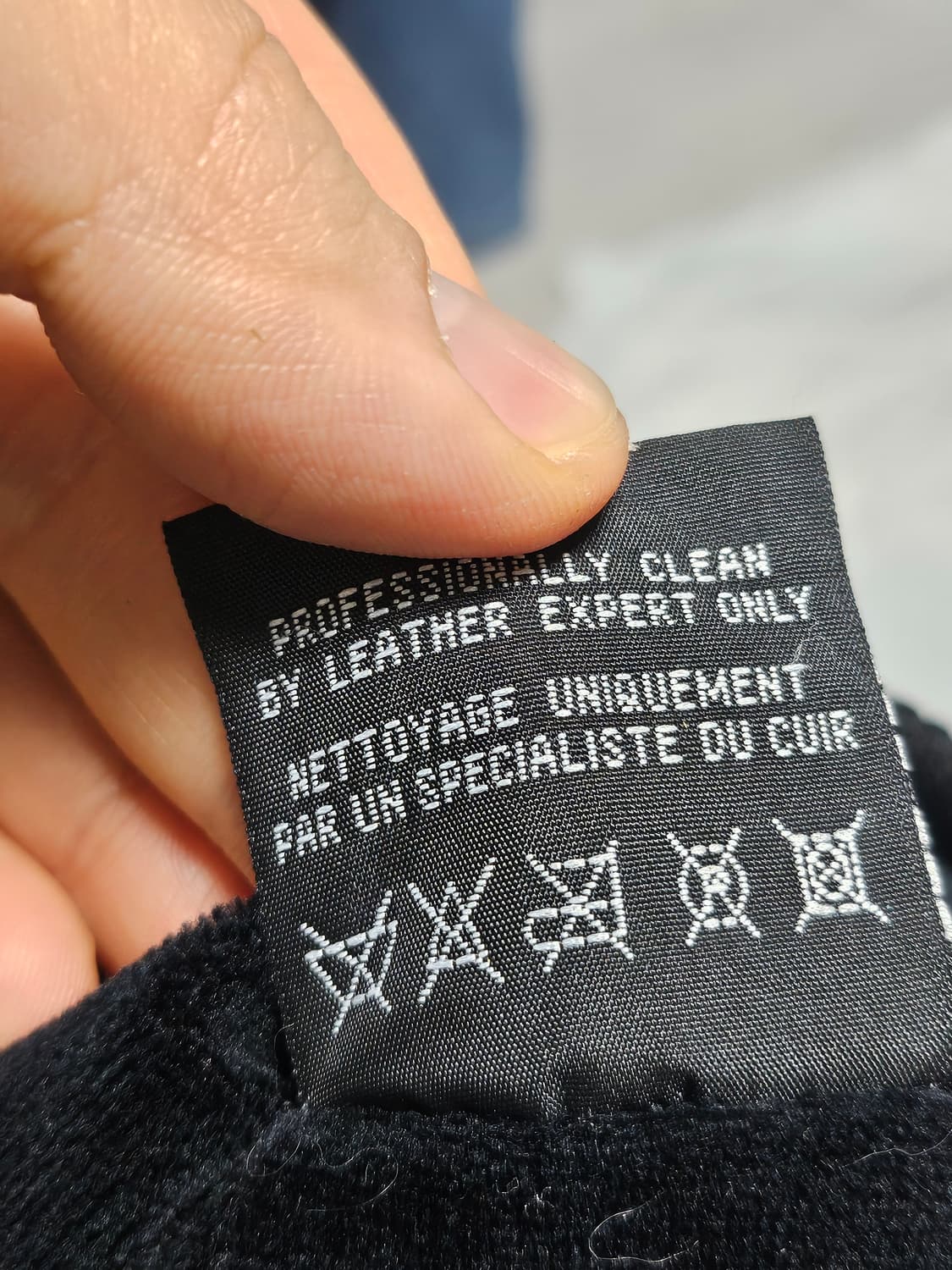 에드하디 양가죽 자수 가죽 자켓 L 상품이미지7