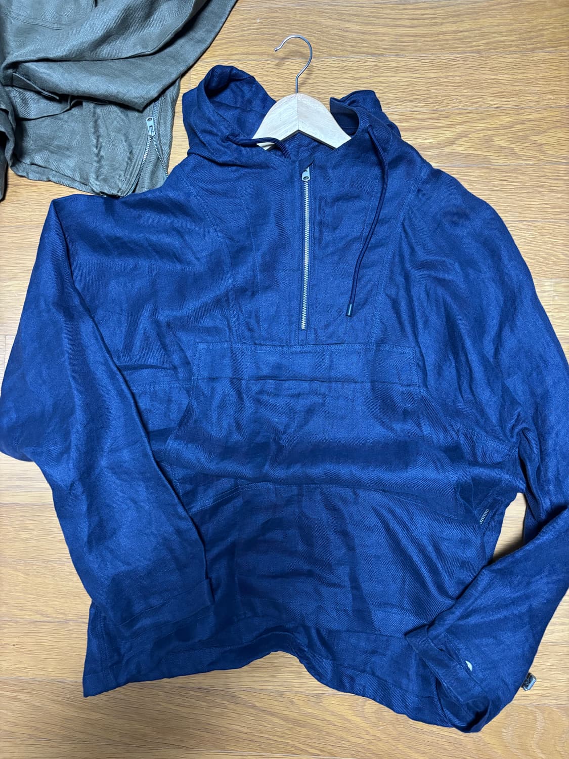 자라 린넨 아노락 xl 상품이미지3