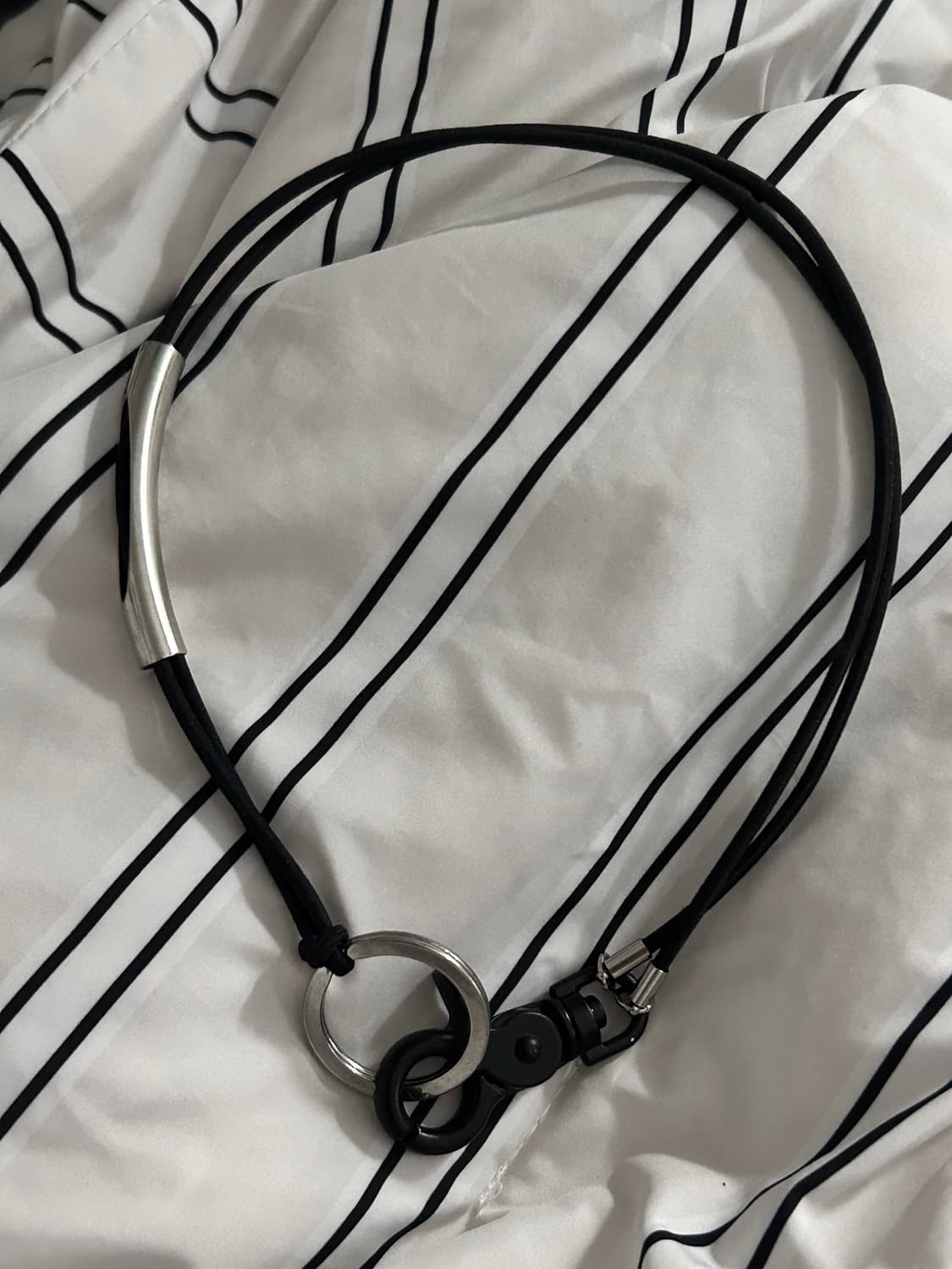 세이지가세이지 목걸이 3WAY LEATHER necklace black 상품이미지1