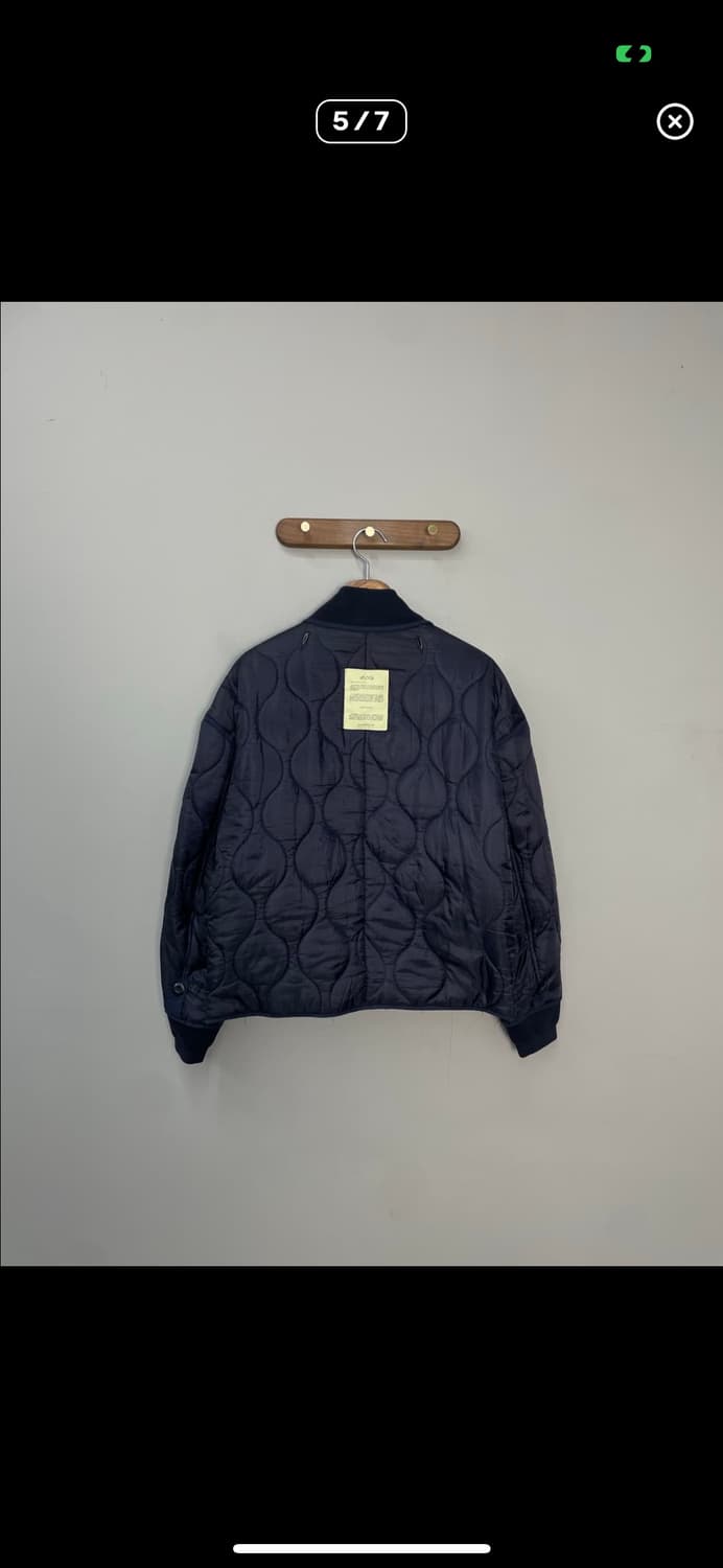 라퍼지스토어 네이비 숏 퀄팅 자켓 A3423 상품이미지5