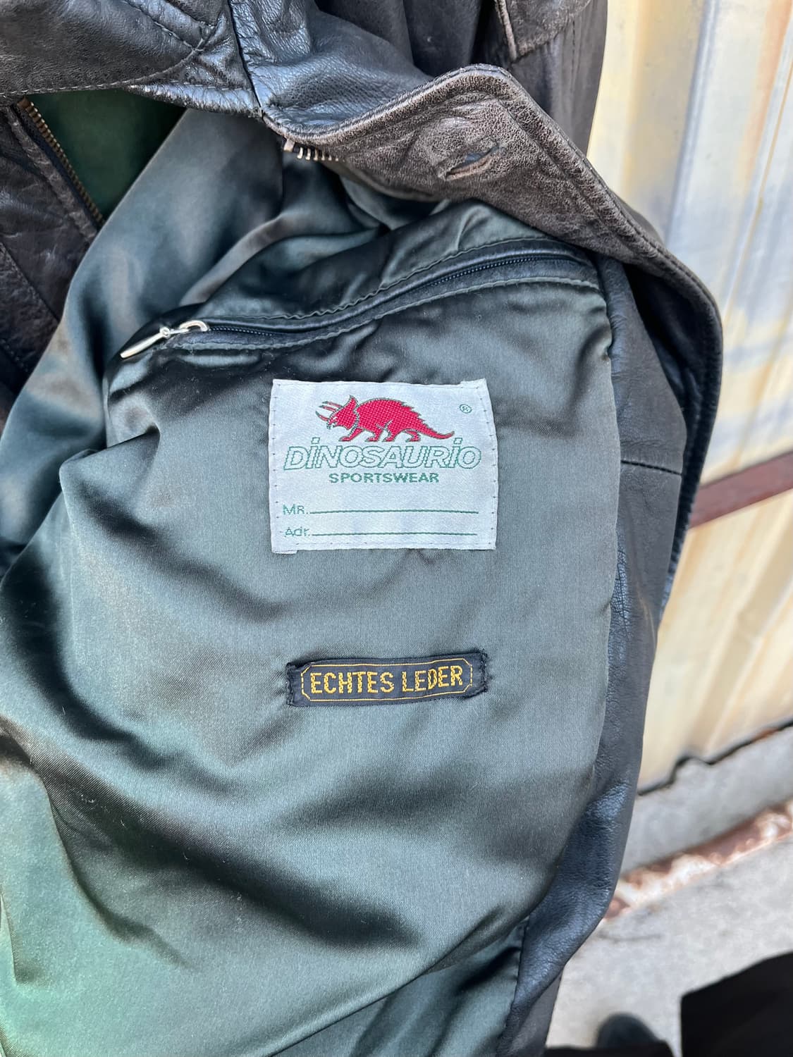 Vintage 리얼 레더 붐버자켓 상품이미지5