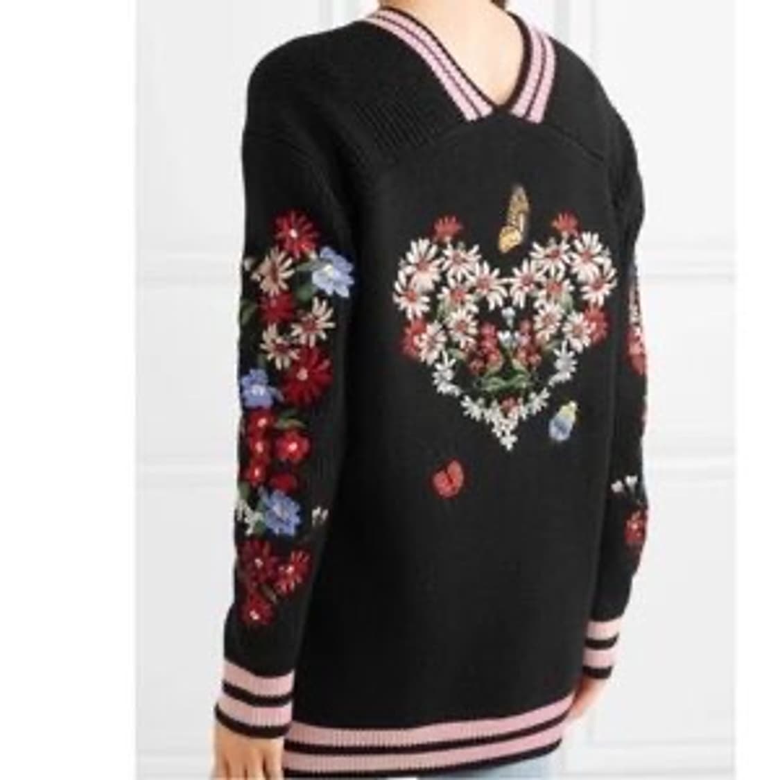 마쥬 maje 꽃 자수 오버핏 가디건 상품이미지2