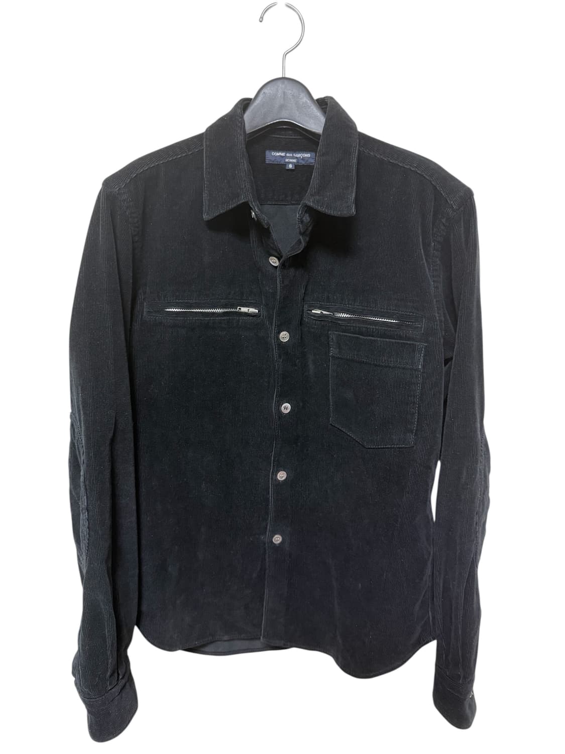 꼼데가르송 옴므 코듀로이 엘보패치 집업 셔츠 AD2005 상품이미지2