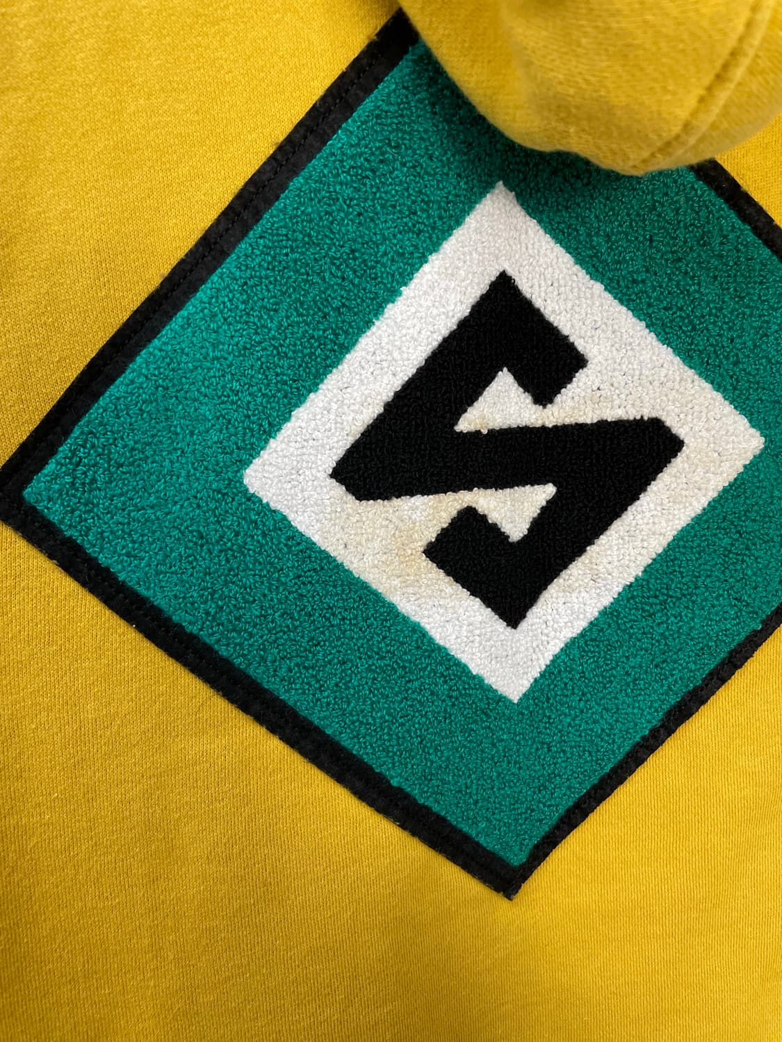 스투시 다이아몬드 자수 옐로우 후드티 H1268 상품이미지10