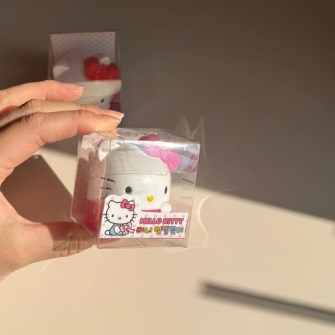 고전키티 연필깎이 레드,핑크 일괄 상품이미지4