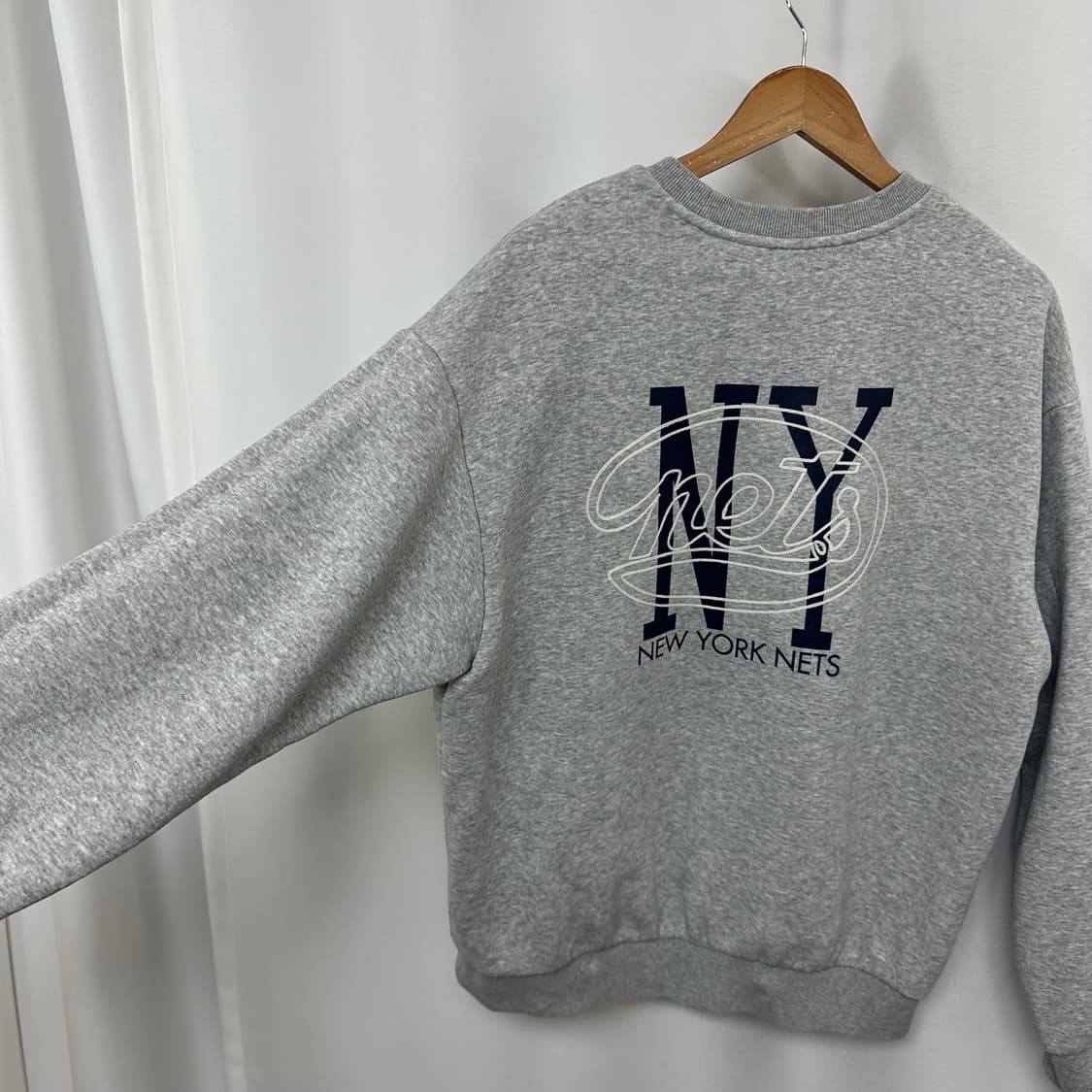 NBA 남자 기모 맨투맨 그레이 L  EJW 상품이미지7