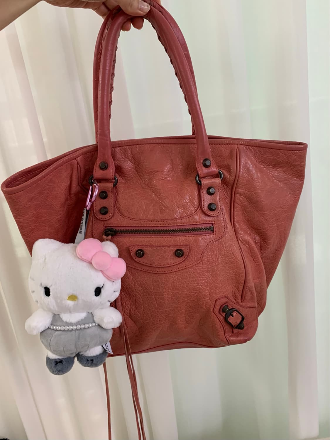발렌시아가 모터 토트백 숄더백 상품이미지3
