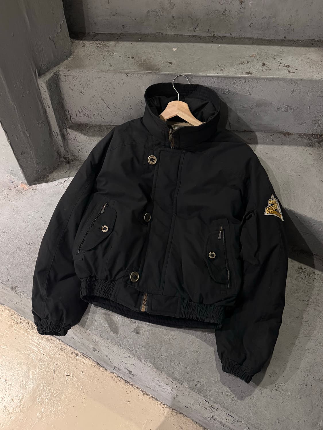 90s Phenix 피닉스 버튼업 봄버 구스다운 자켓 상품이미지1