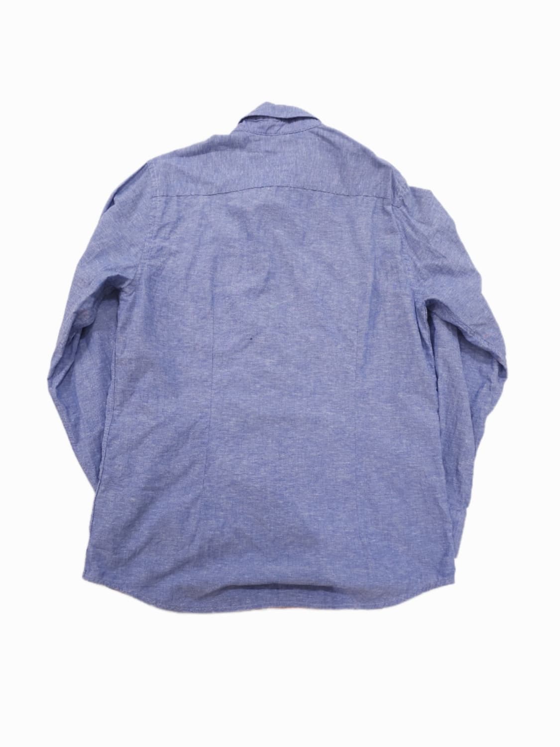 [L] 타미힐피거 라이트 블루 코튼 린넨 버튼다운 셔츠 상품이미지2