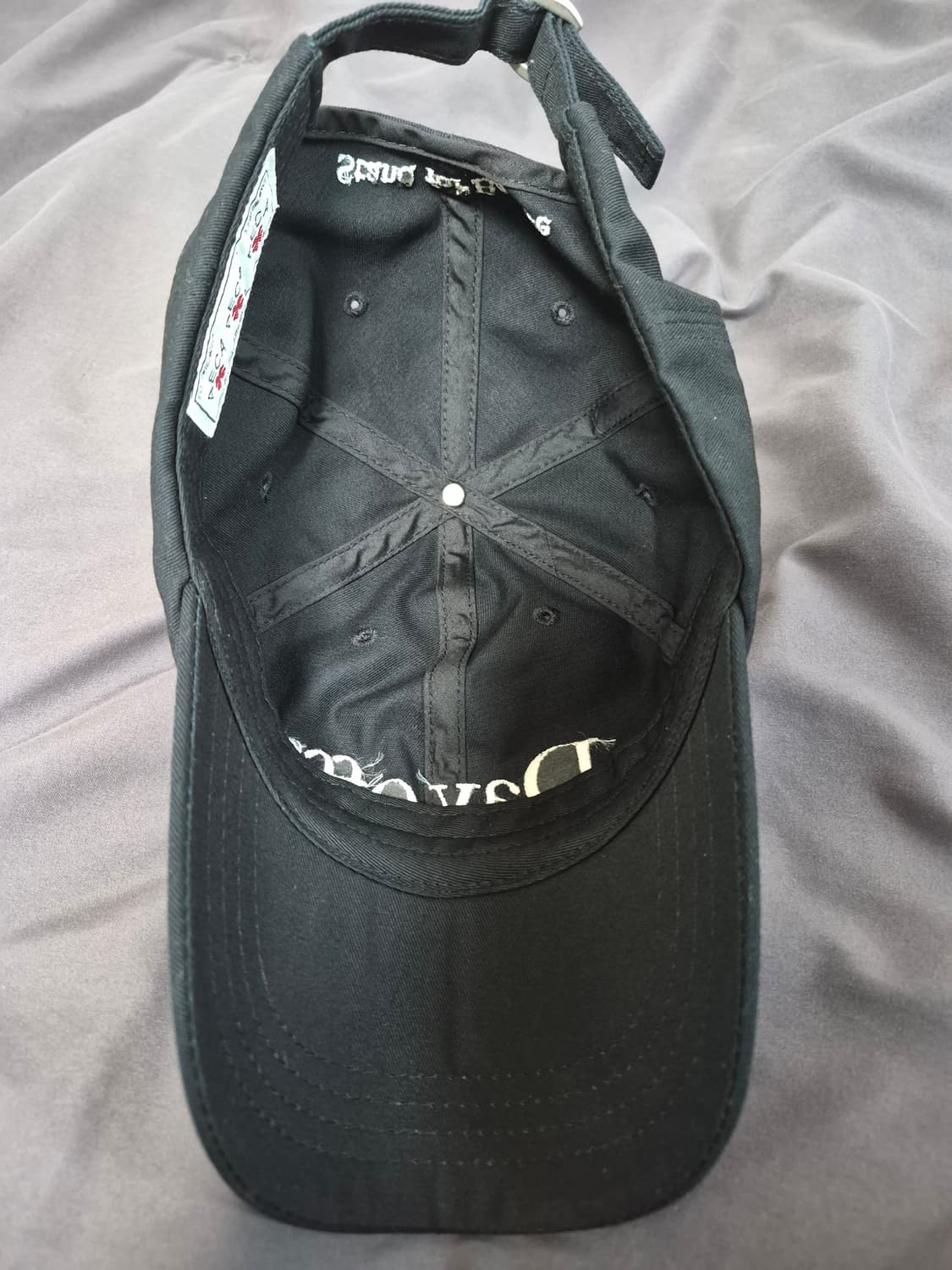 에이카화이트 데이오프 볼캡 블랙 상품이미지5