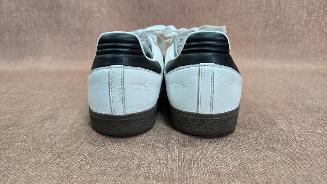 [290] 아디다스 삼바 OG 화이트 블랙 (B75806) 상태 극상 상품이미지5