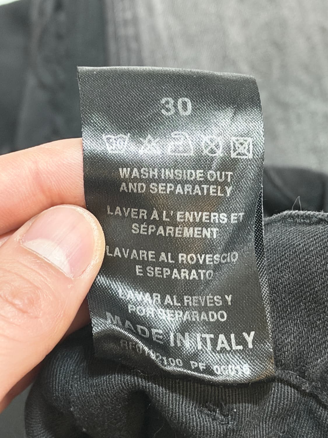 라프 시몬스 디스트로이드 레이어드 진 상품이미지8