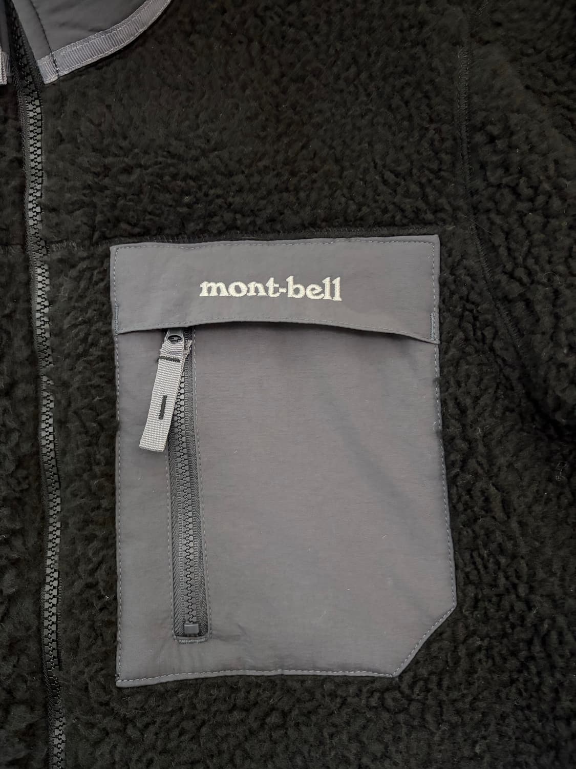 몽벨 후리스 블랙(90) 상품이미지3