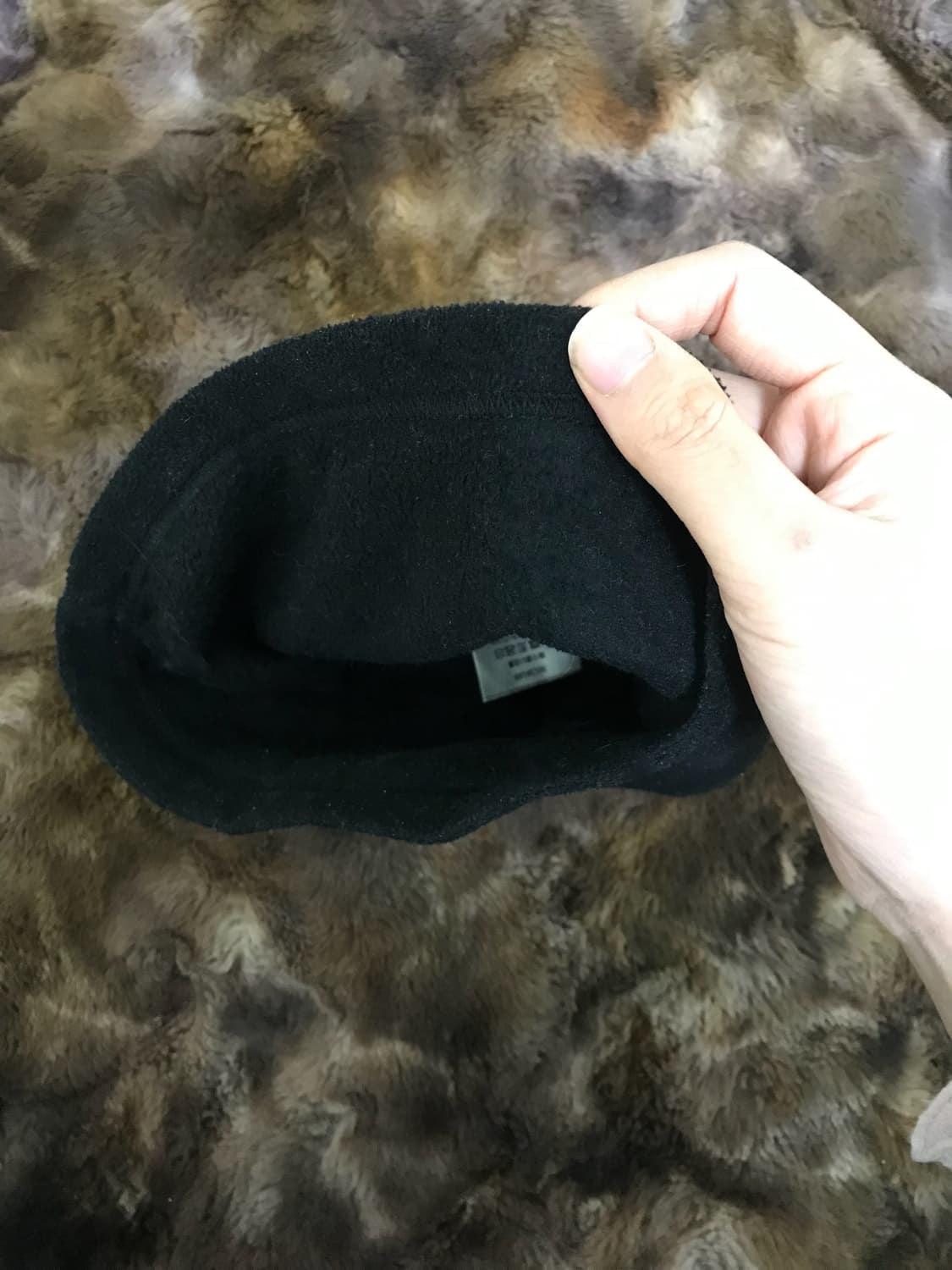 아식스 여성 러닝 비니 햇-블랙 상품이미지3