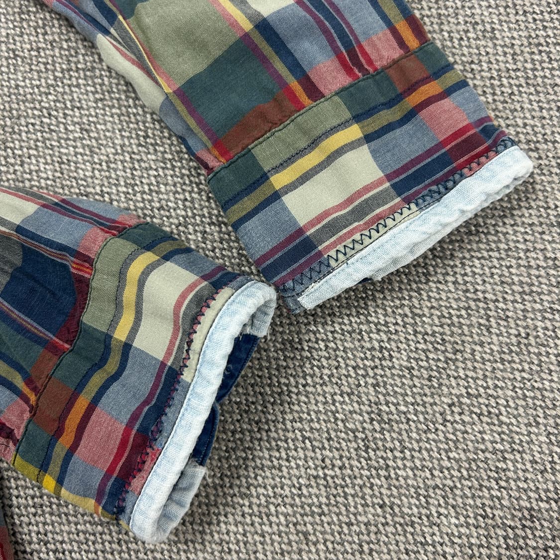 폴로 신형 마드라스 셔츠(M) 상품이미지7